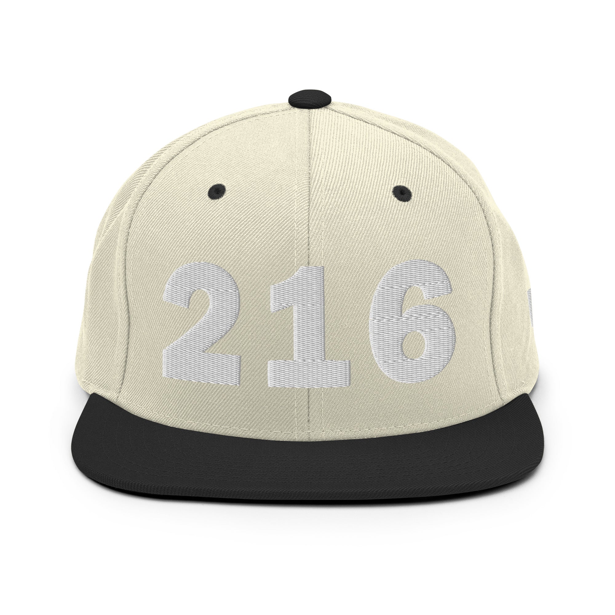 216 Area Code Snapback Hat