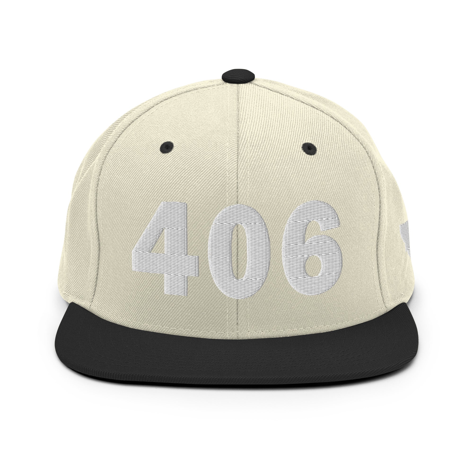 406 Area Code Snapback Hat