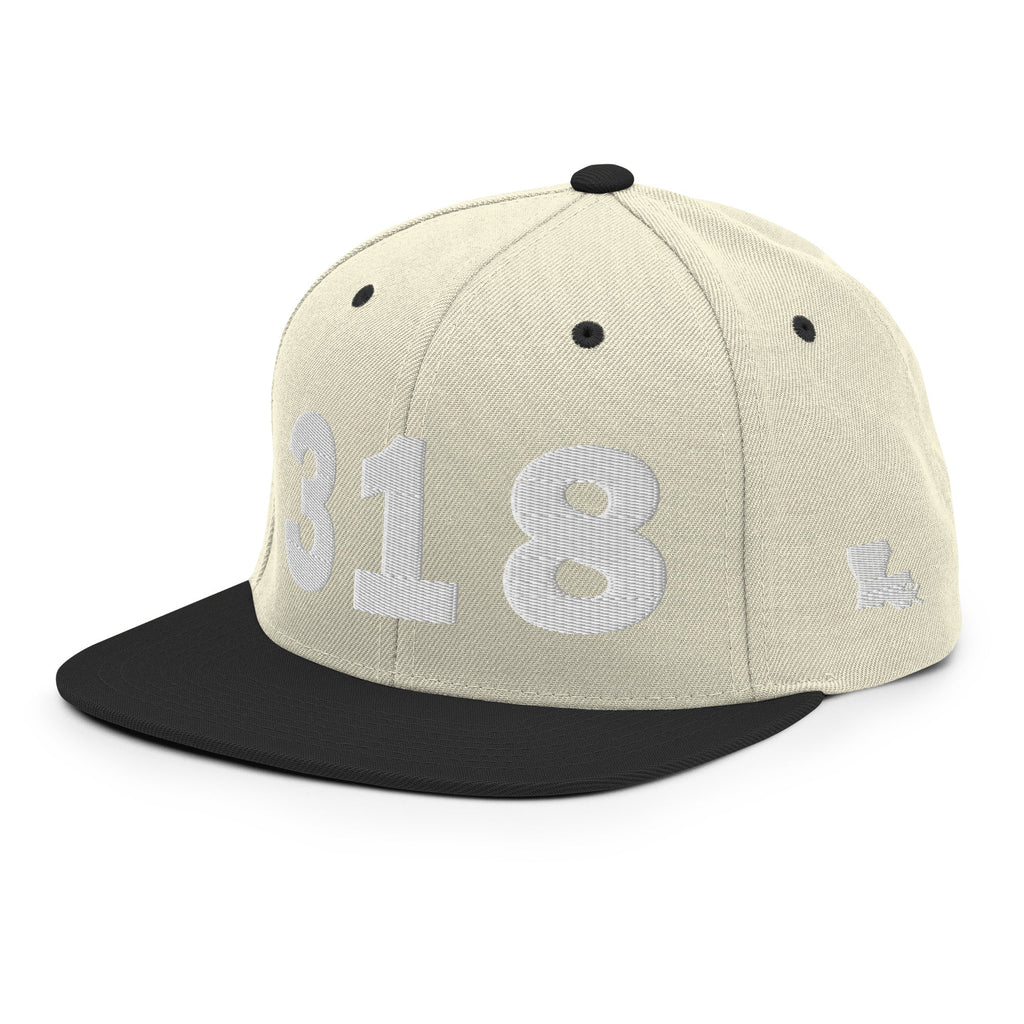318 Area Code Snapback Hat