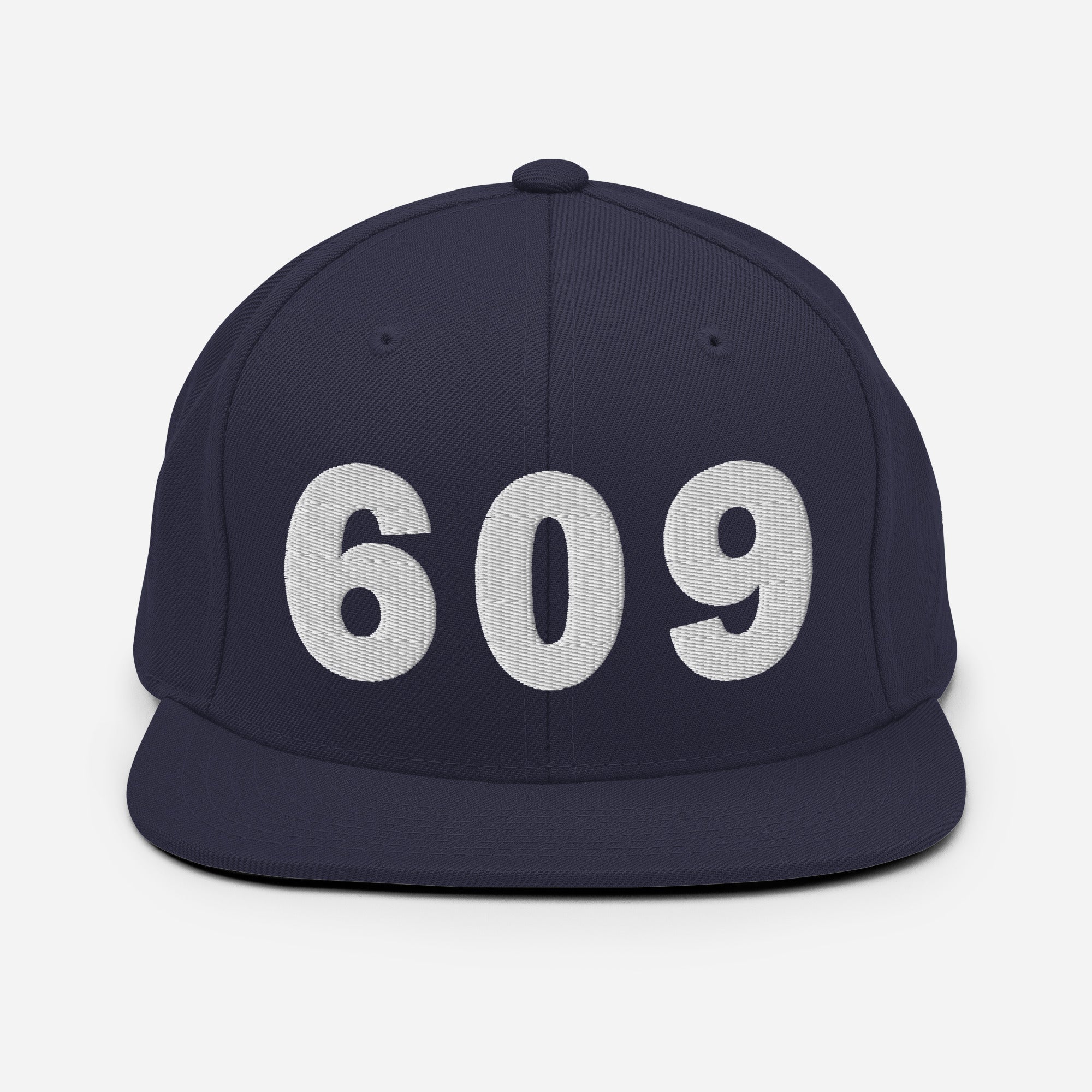 609 Area Code Snapback Hat