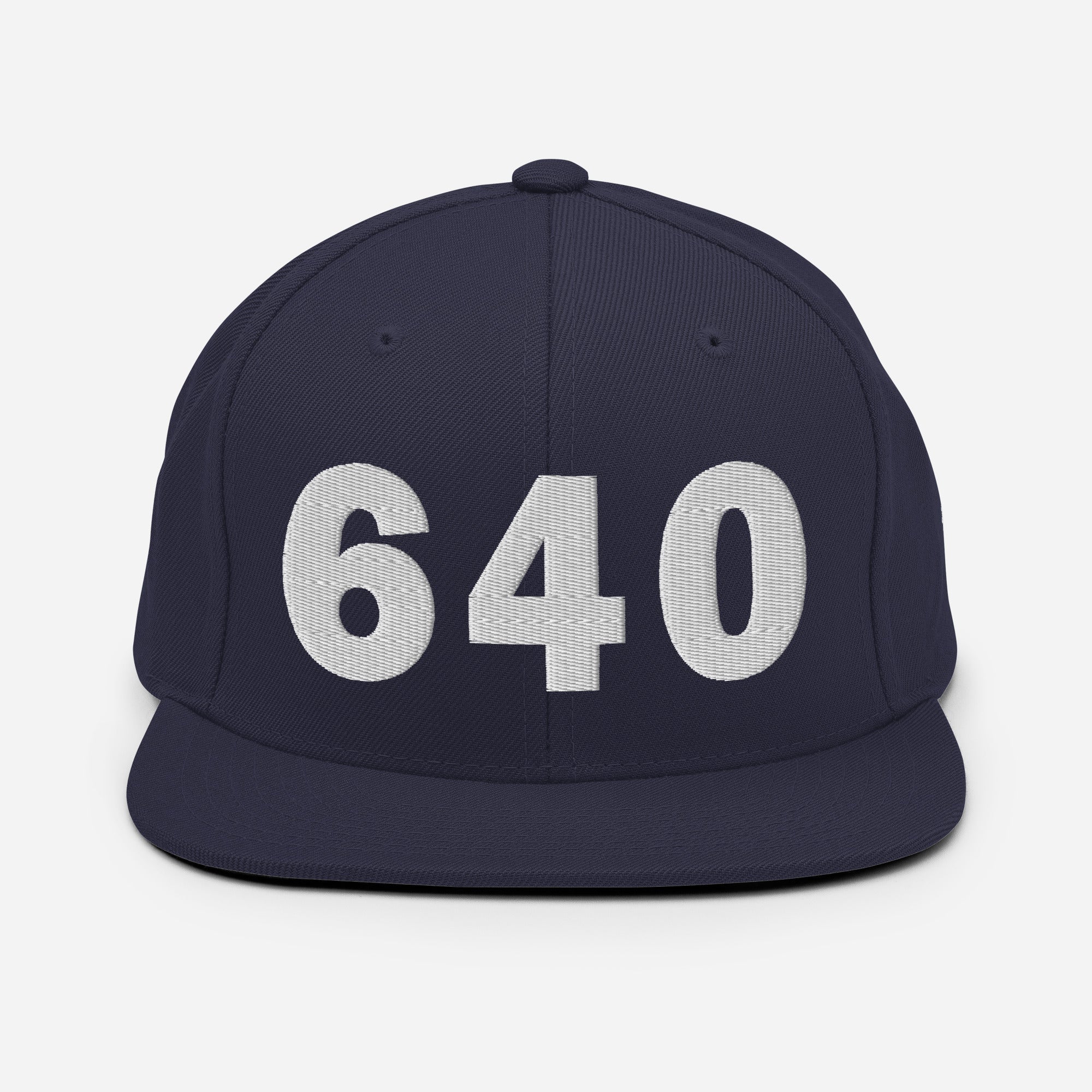 640 Area Code Snapback Hat