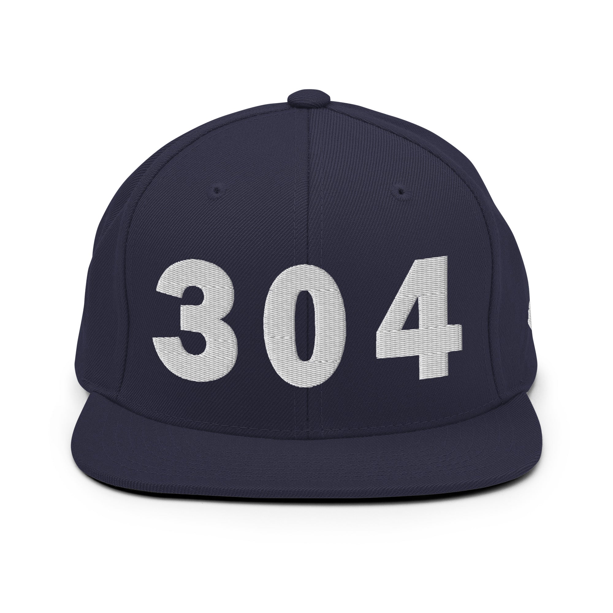 304 Area Code Snapback Hat
