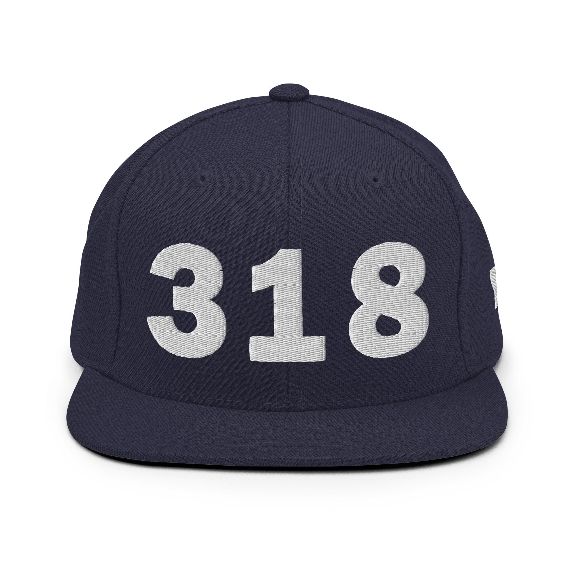 318 Area Code Snapback Hat