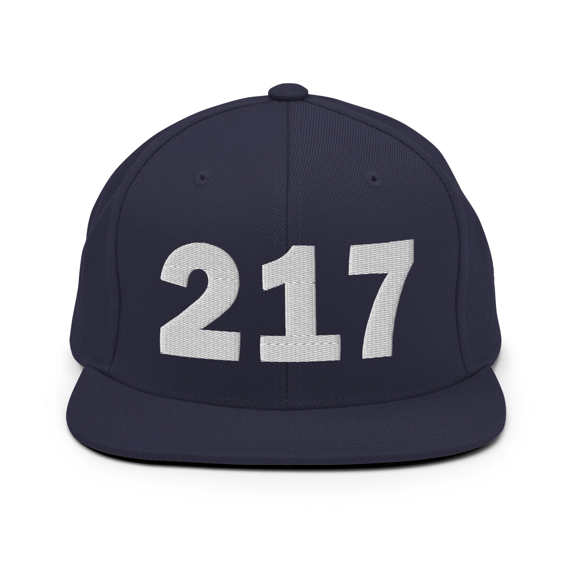 217 Area Code Snapback Hat
