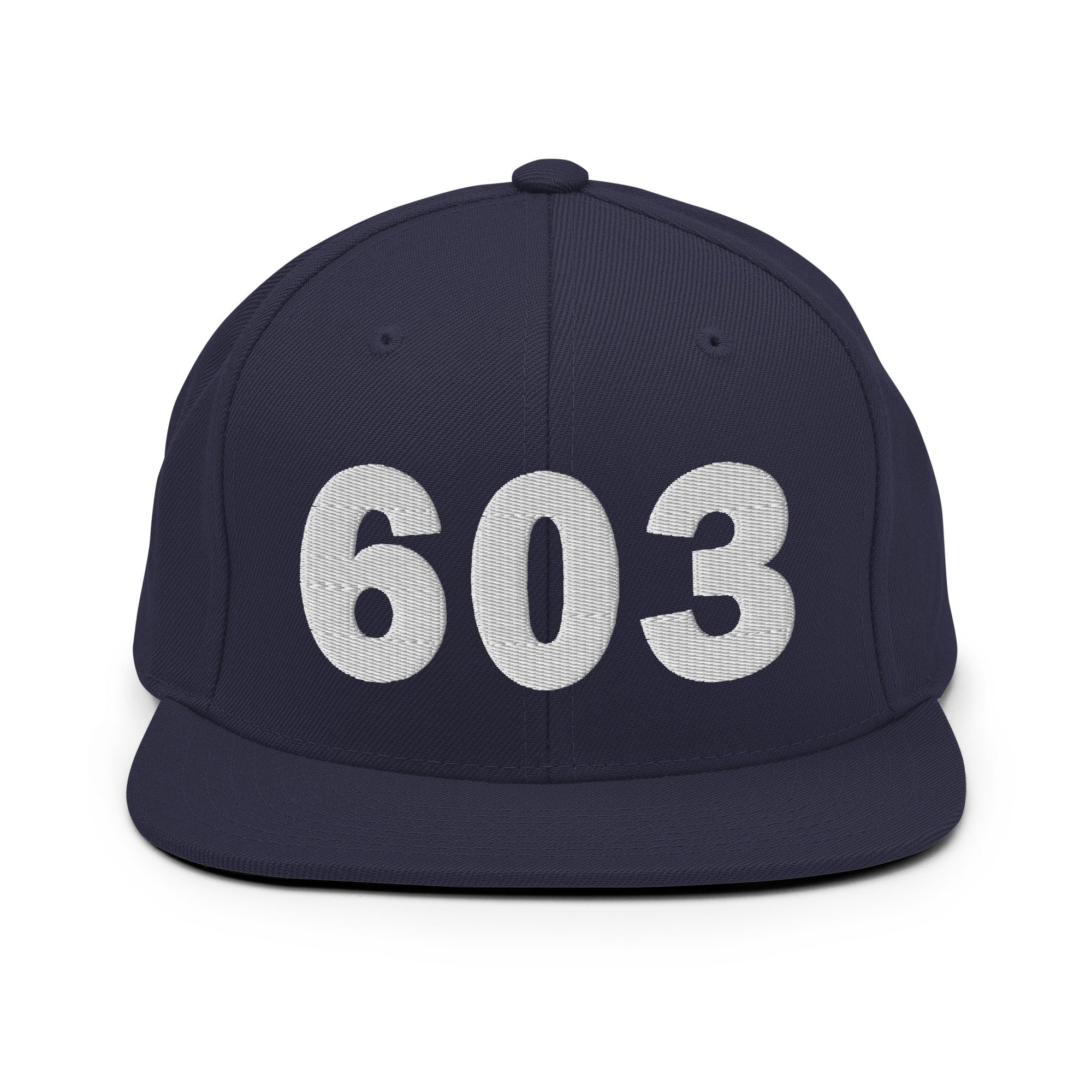 603 Area Code Snapback Hat