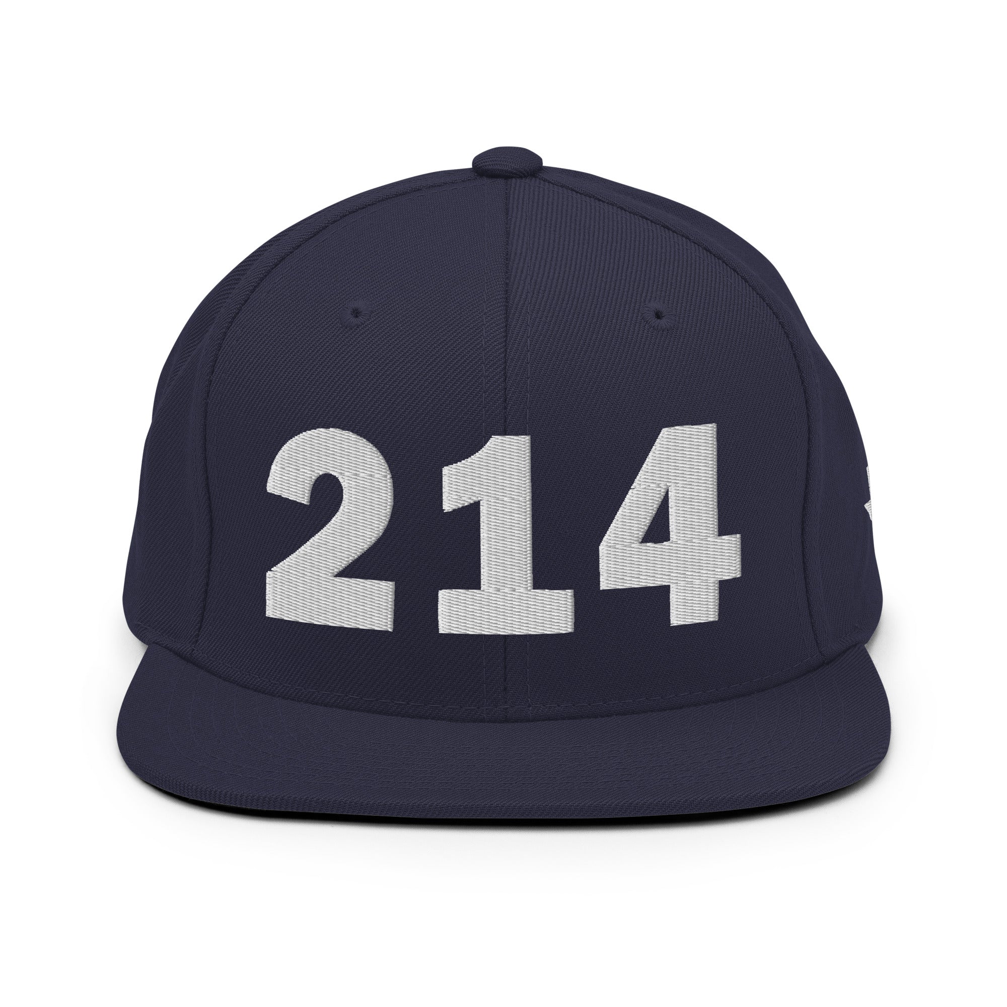 214 Area Code Snapback Hat