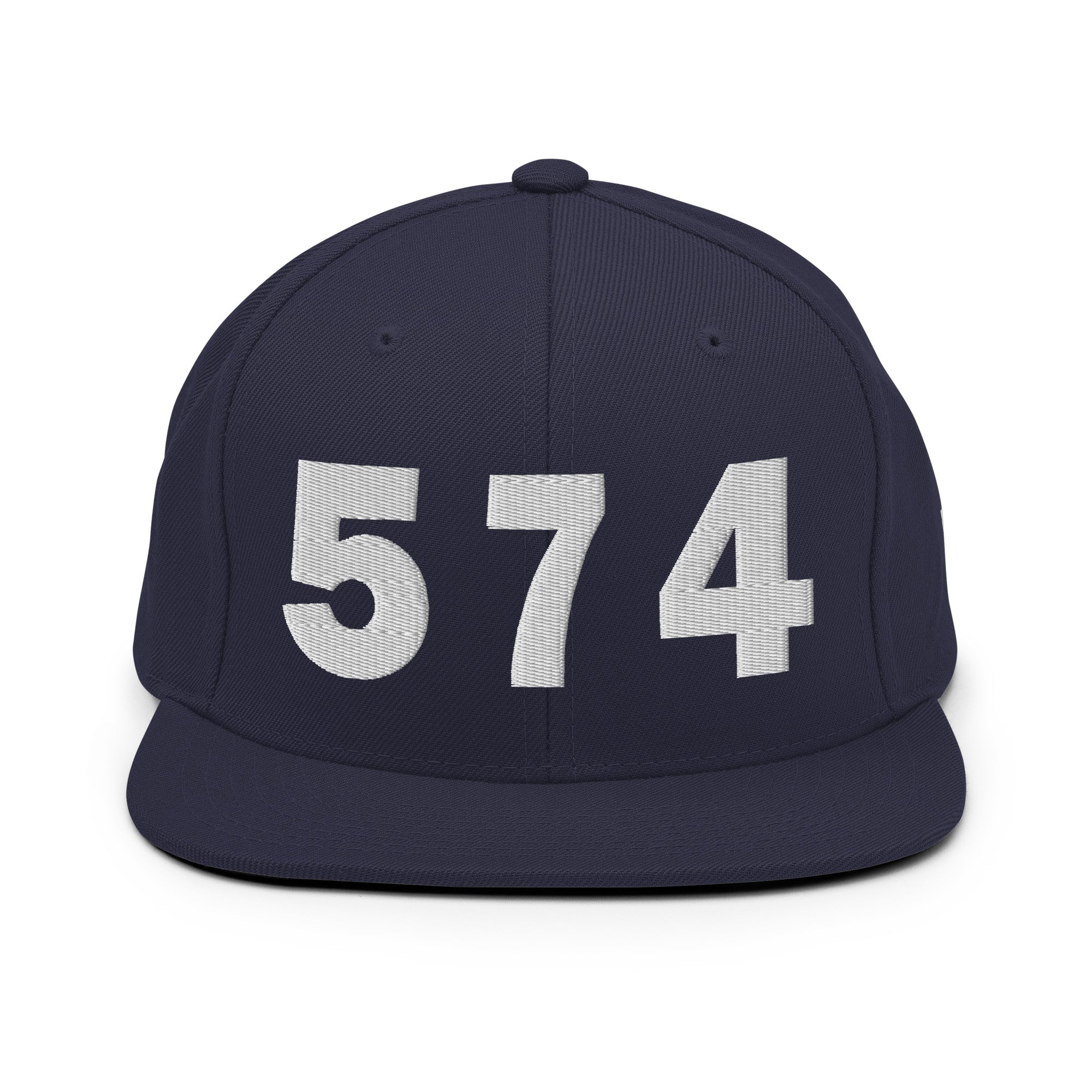 574 Area Code Snapback Hat