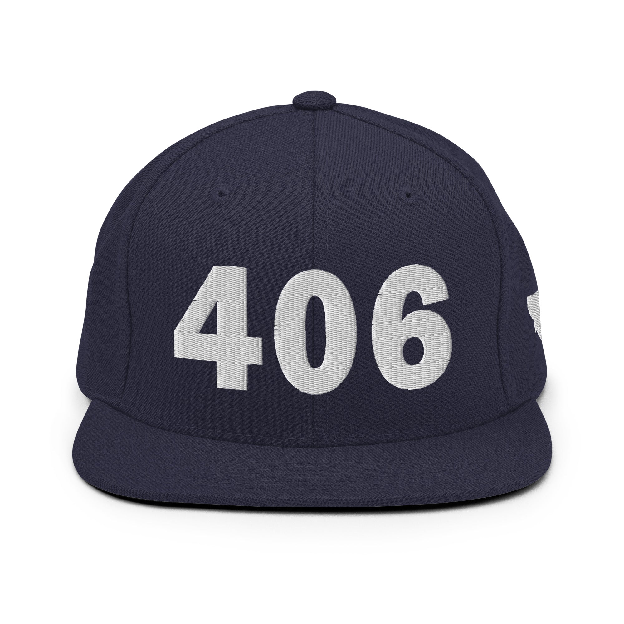 406 Area Code Snapback Hat