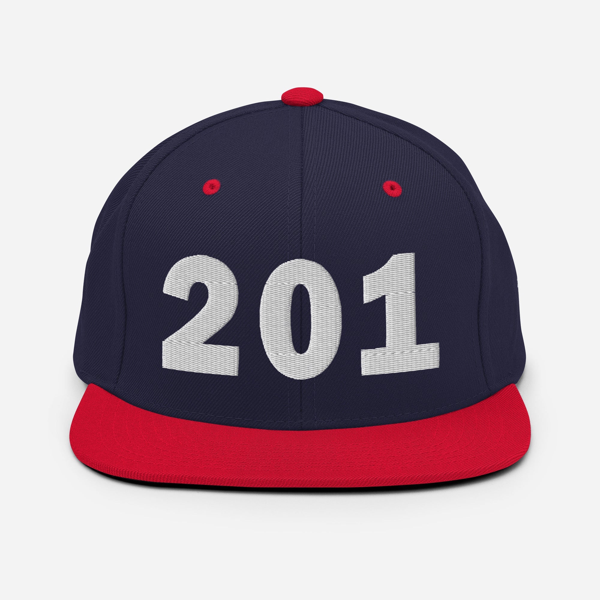 201 Area Code Snapback Hat