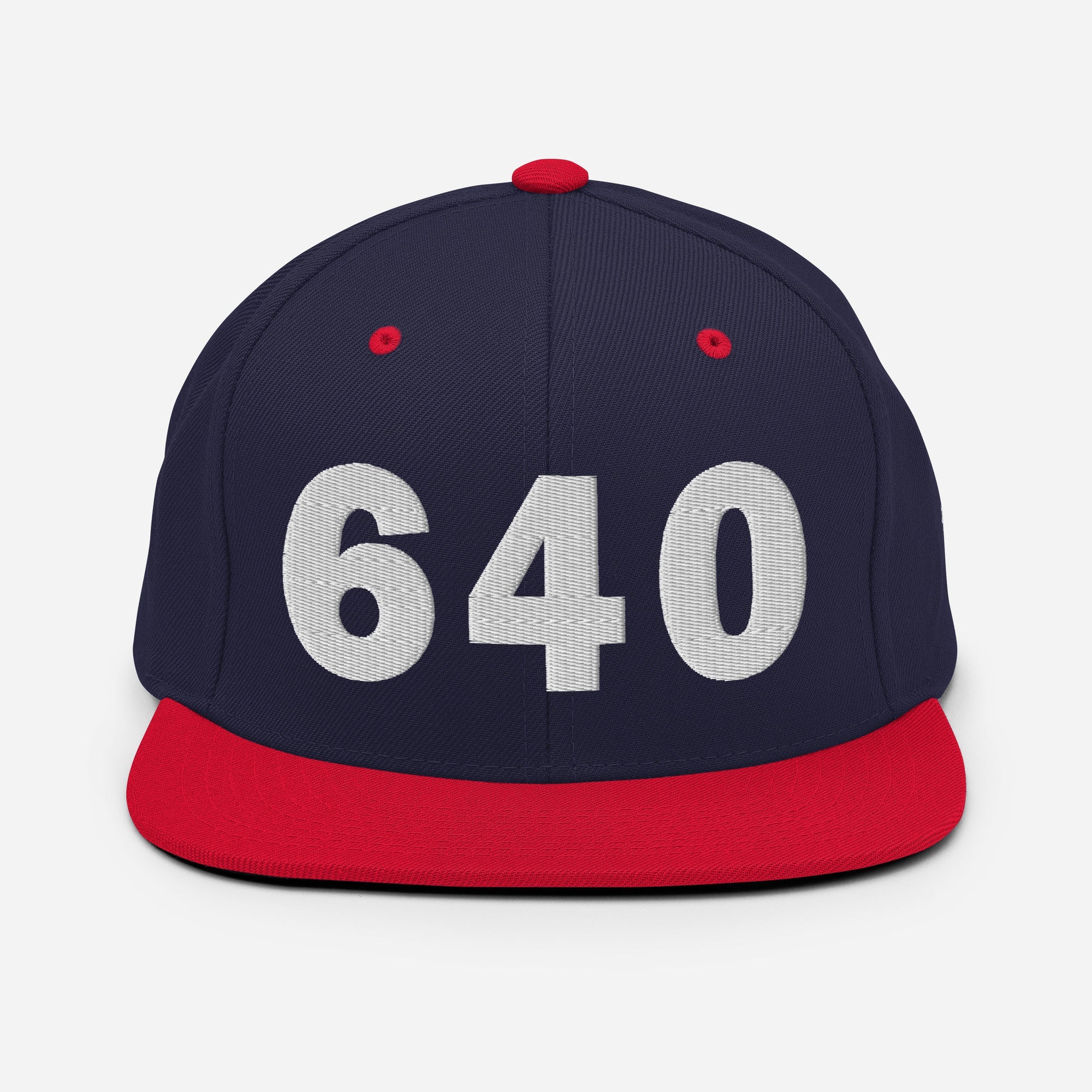 640 Area Code Snapback Hat