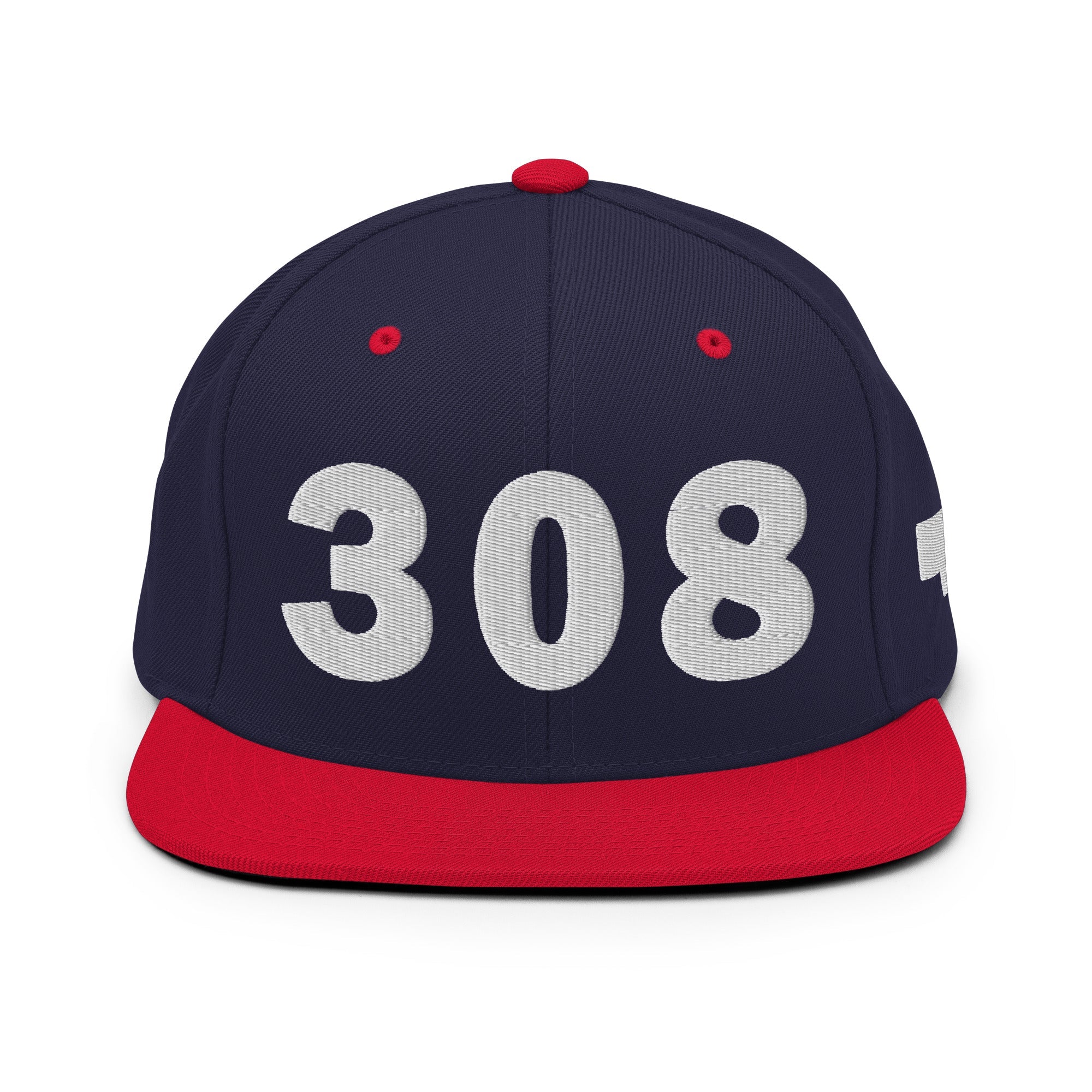 308 Area Code Snapback Hat