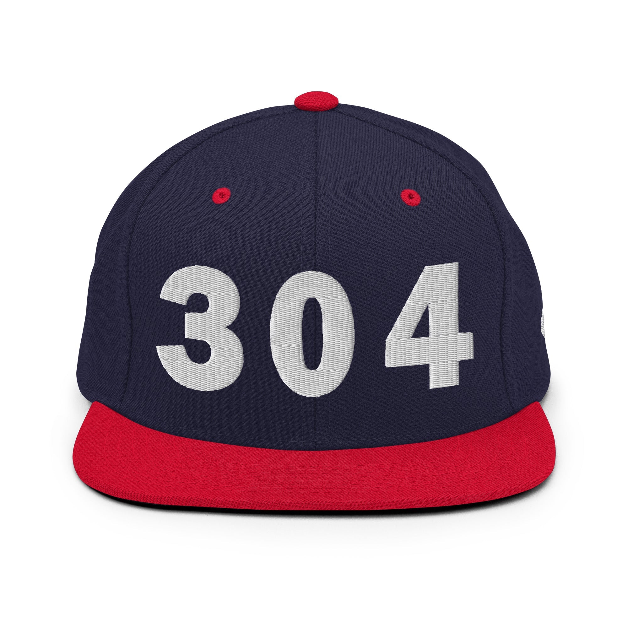 304 Area Code Snapback Hat