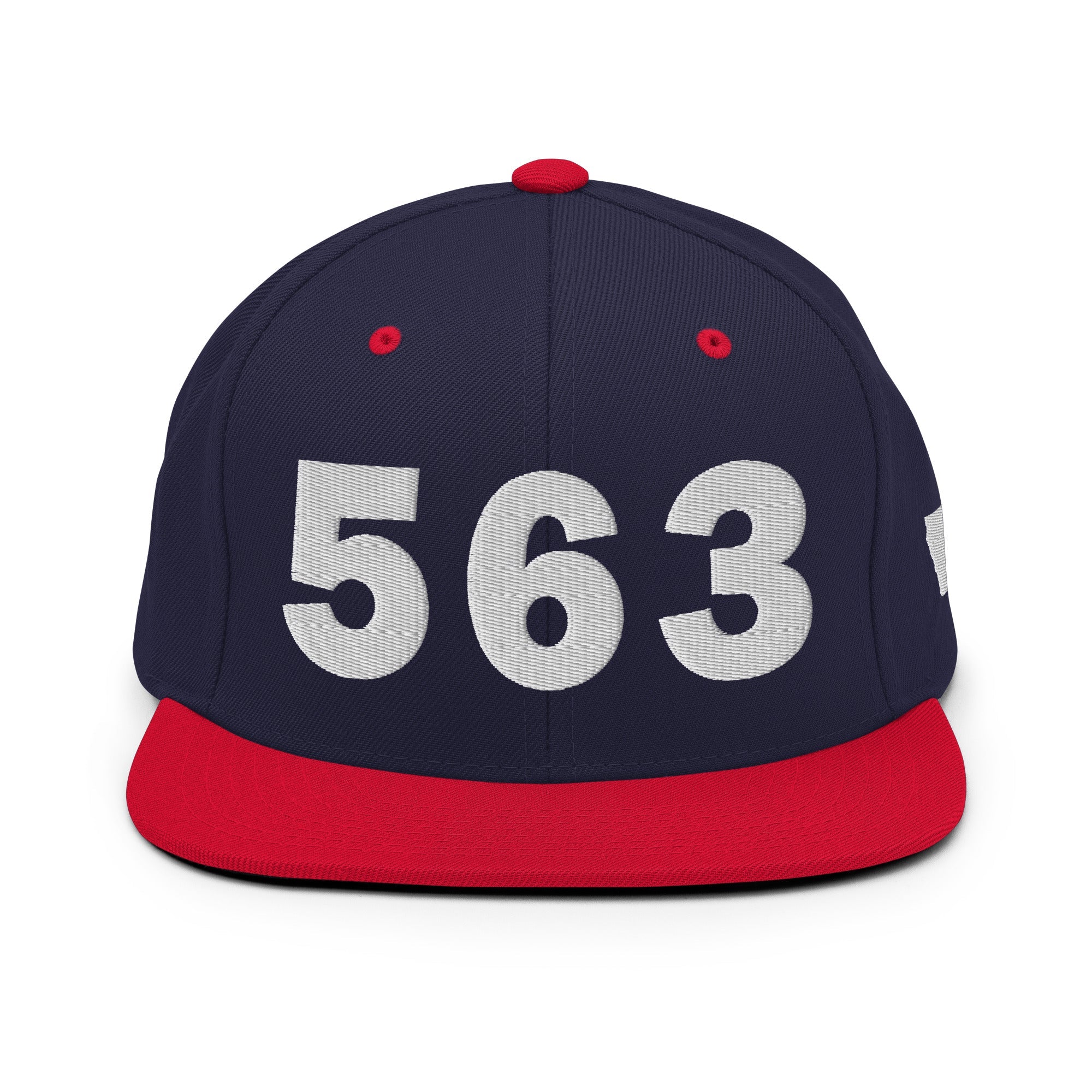 563 Area Code Snapback Hat