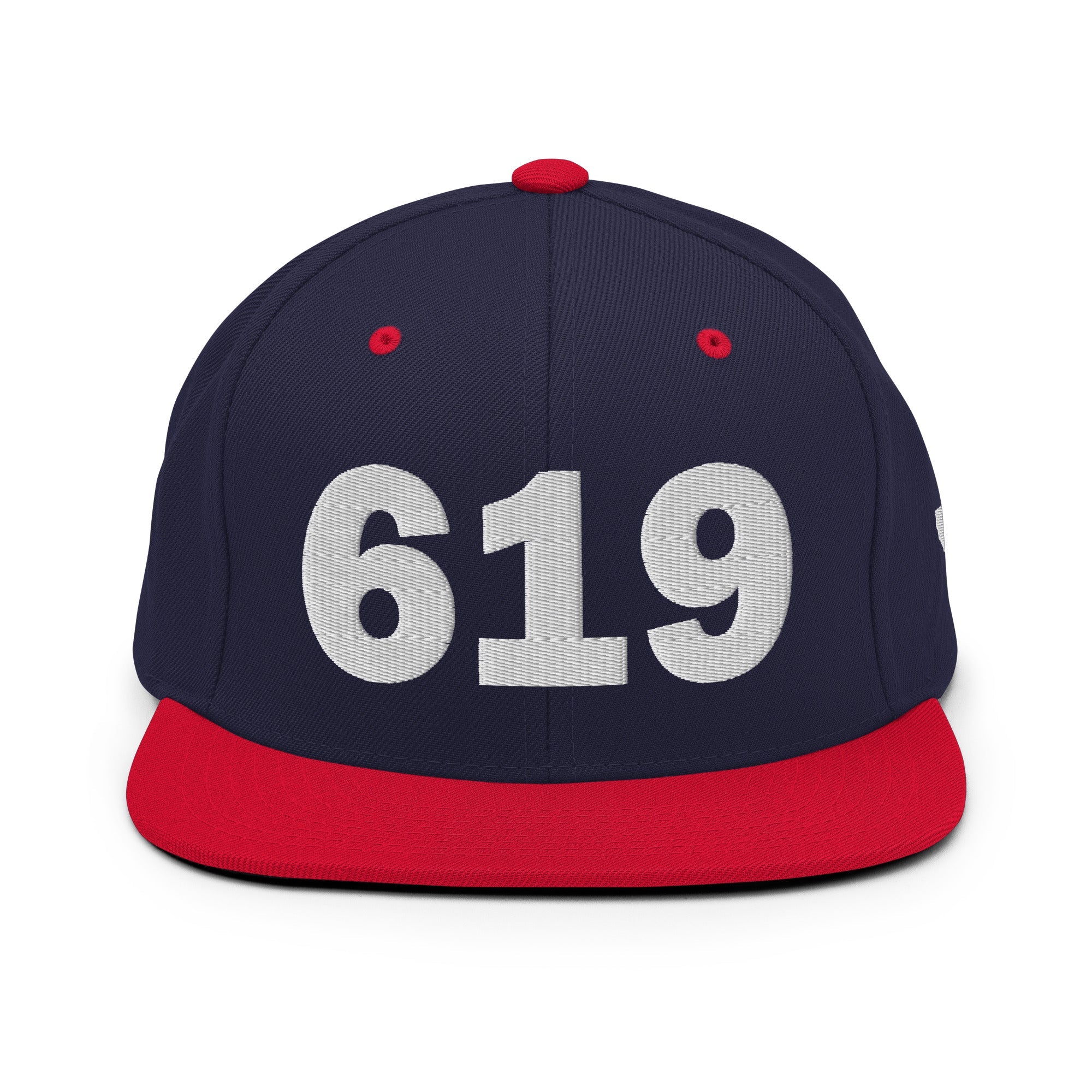619 Area Code Snapback Hat