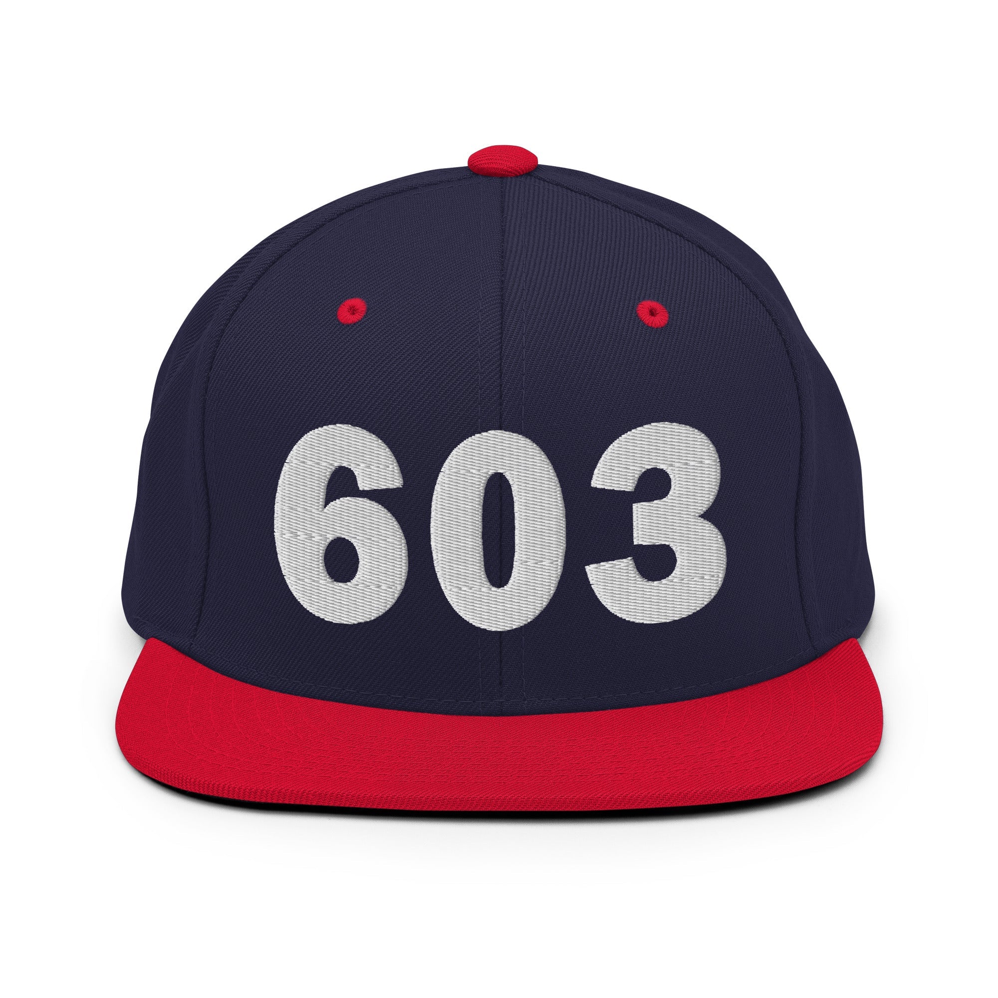 603 Area Code Snapback Hat