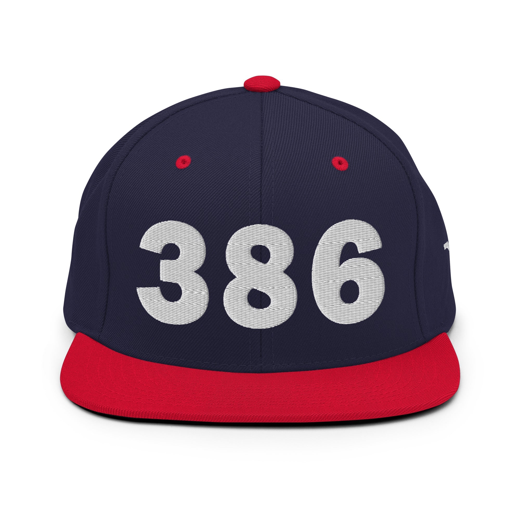 386 Area Code Snapback Hat