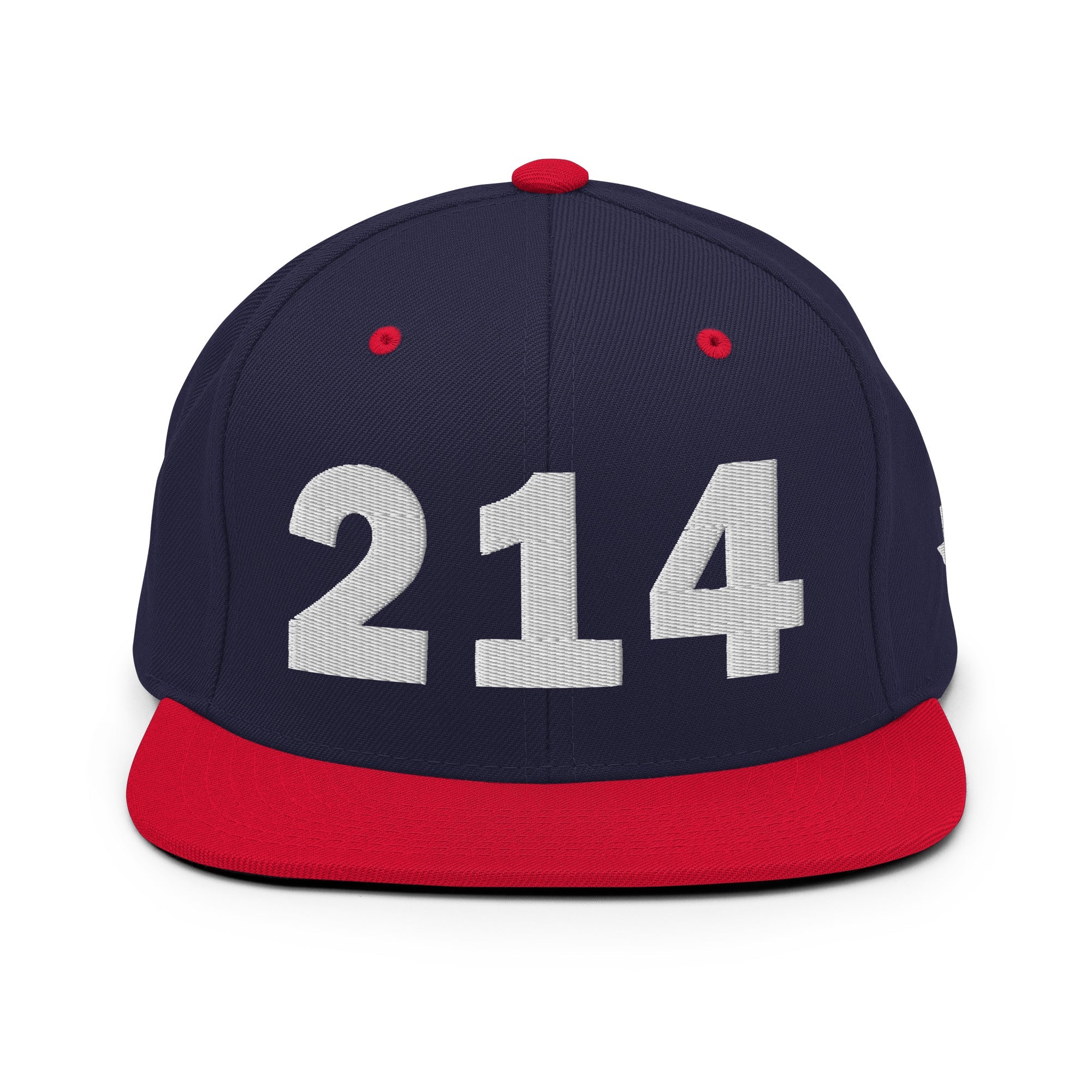 214 Area Code Snapback Hat