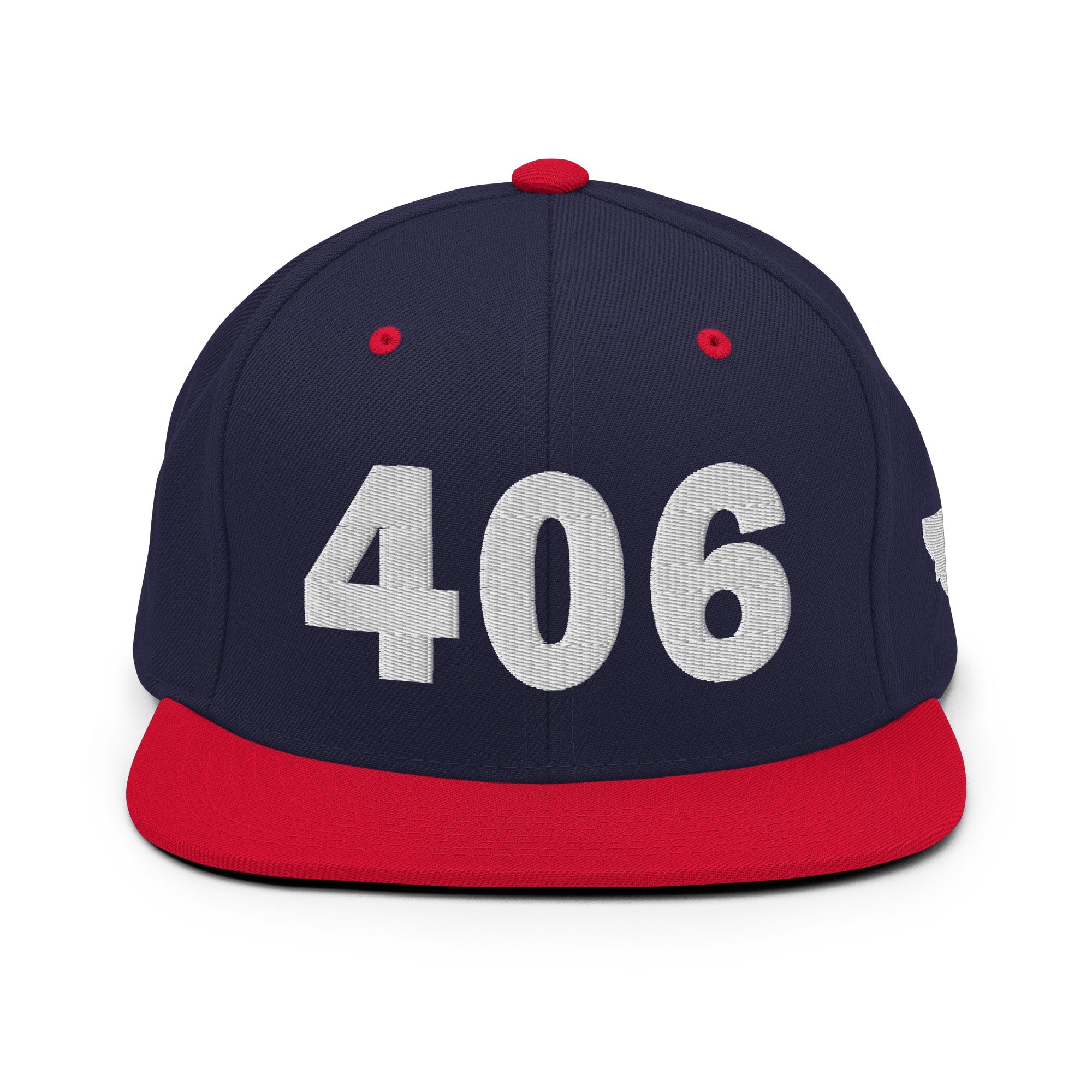 406 Area Code Snapback Hat