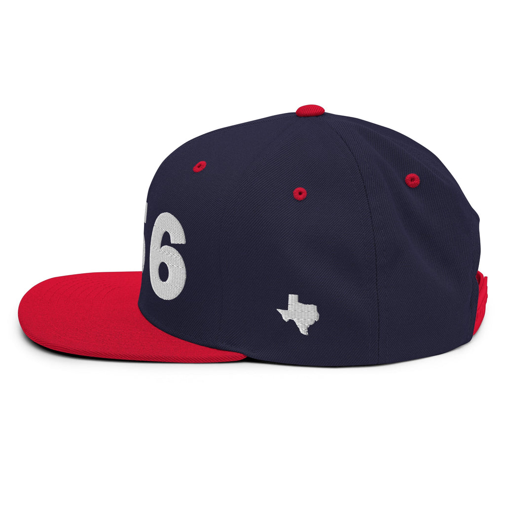 956 Area Code Snapback Hat