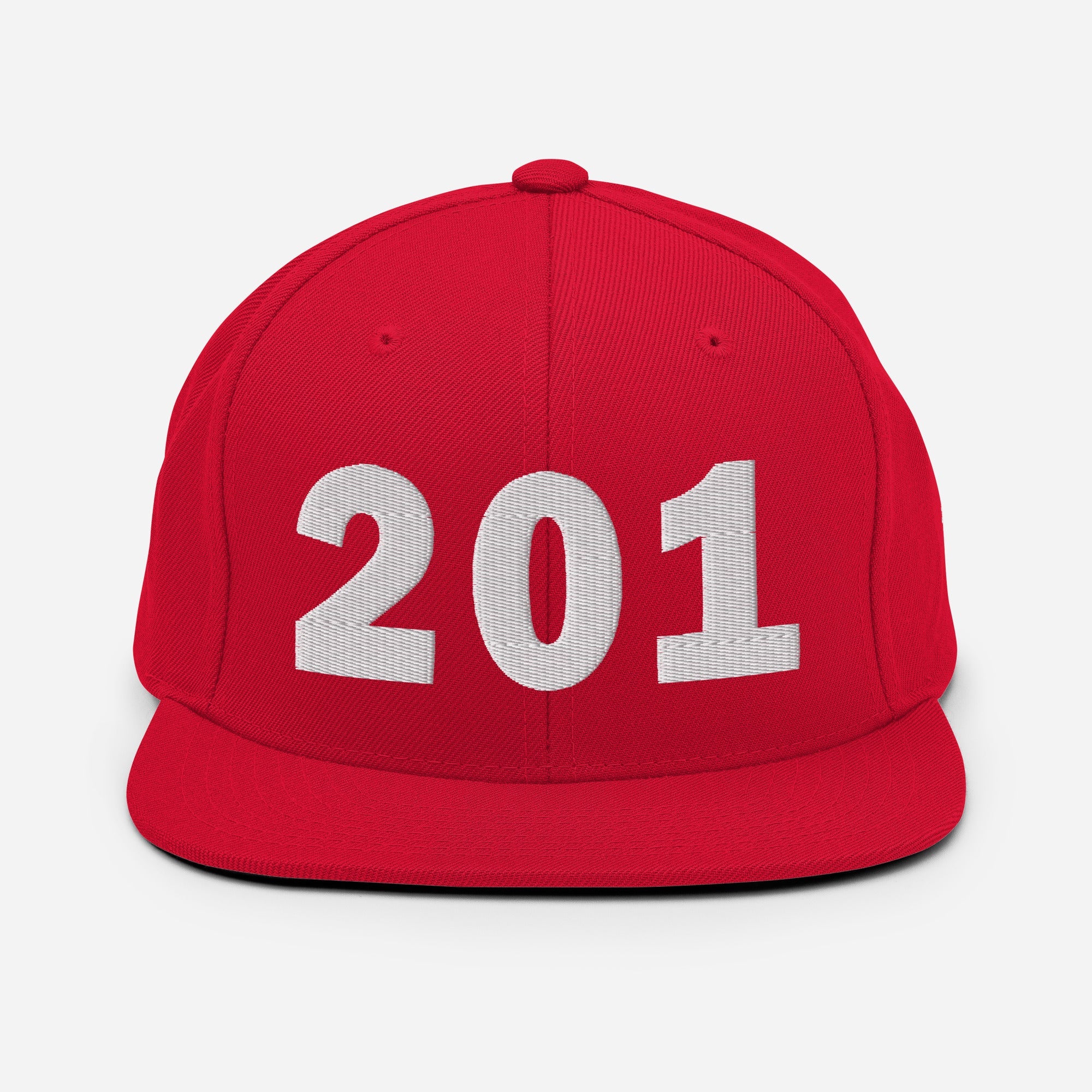 201 Area Code Snapback Hat