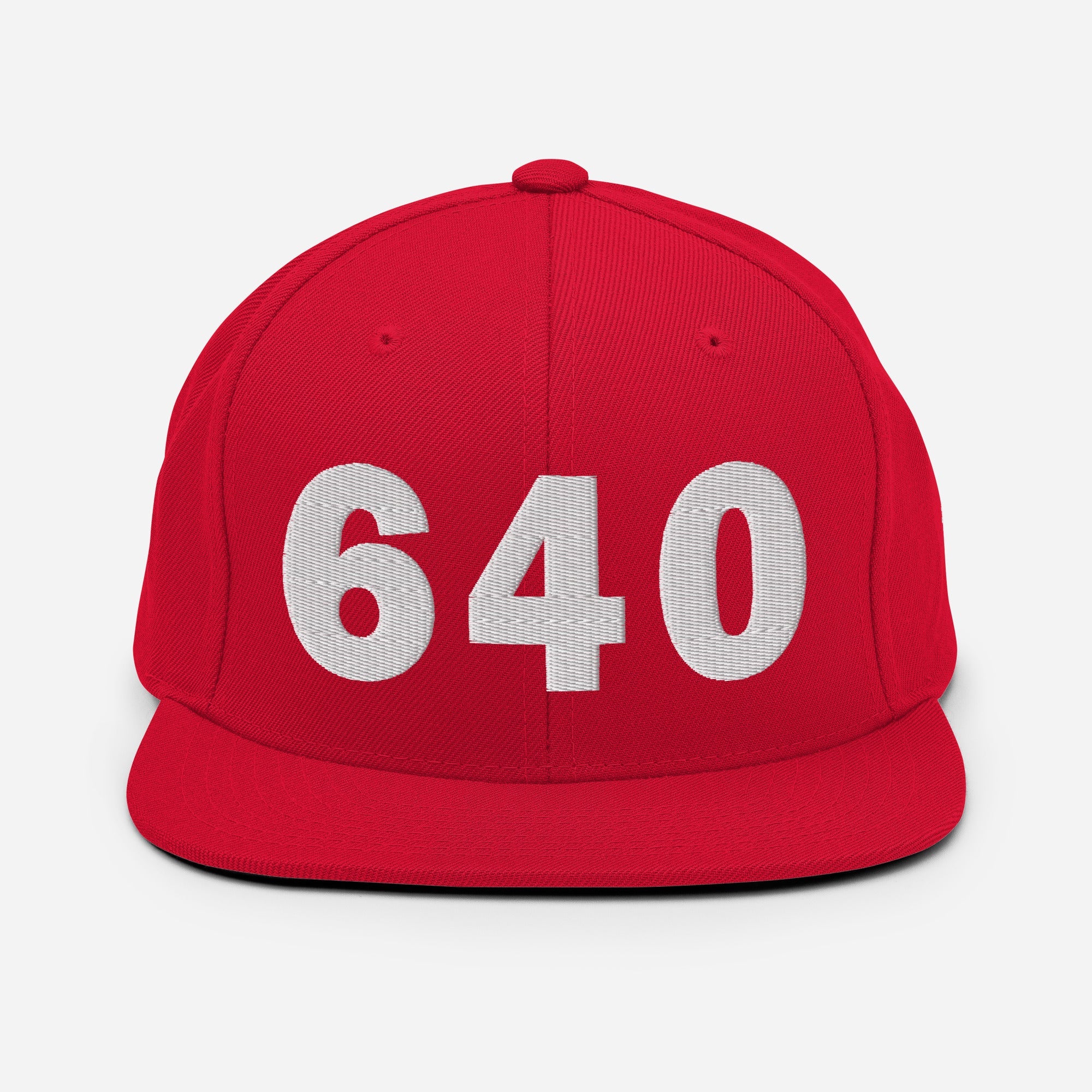 640 Area Code Snapback Hat