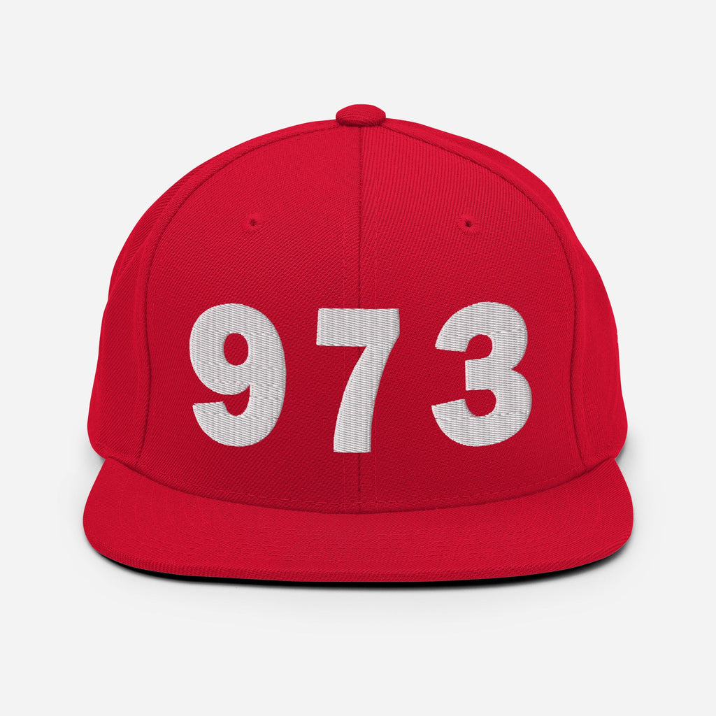 973 Area Code Snapback Hat