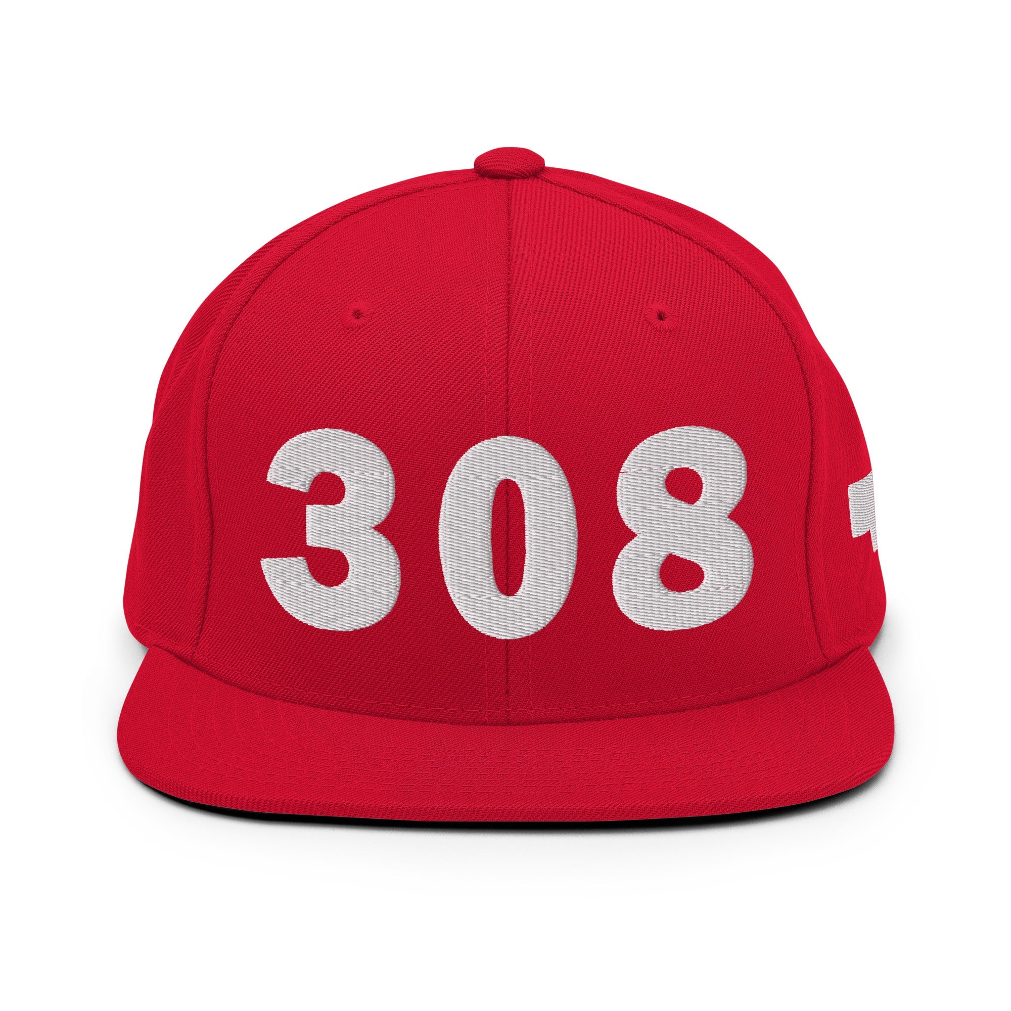 308 Area Code Snapback Hat