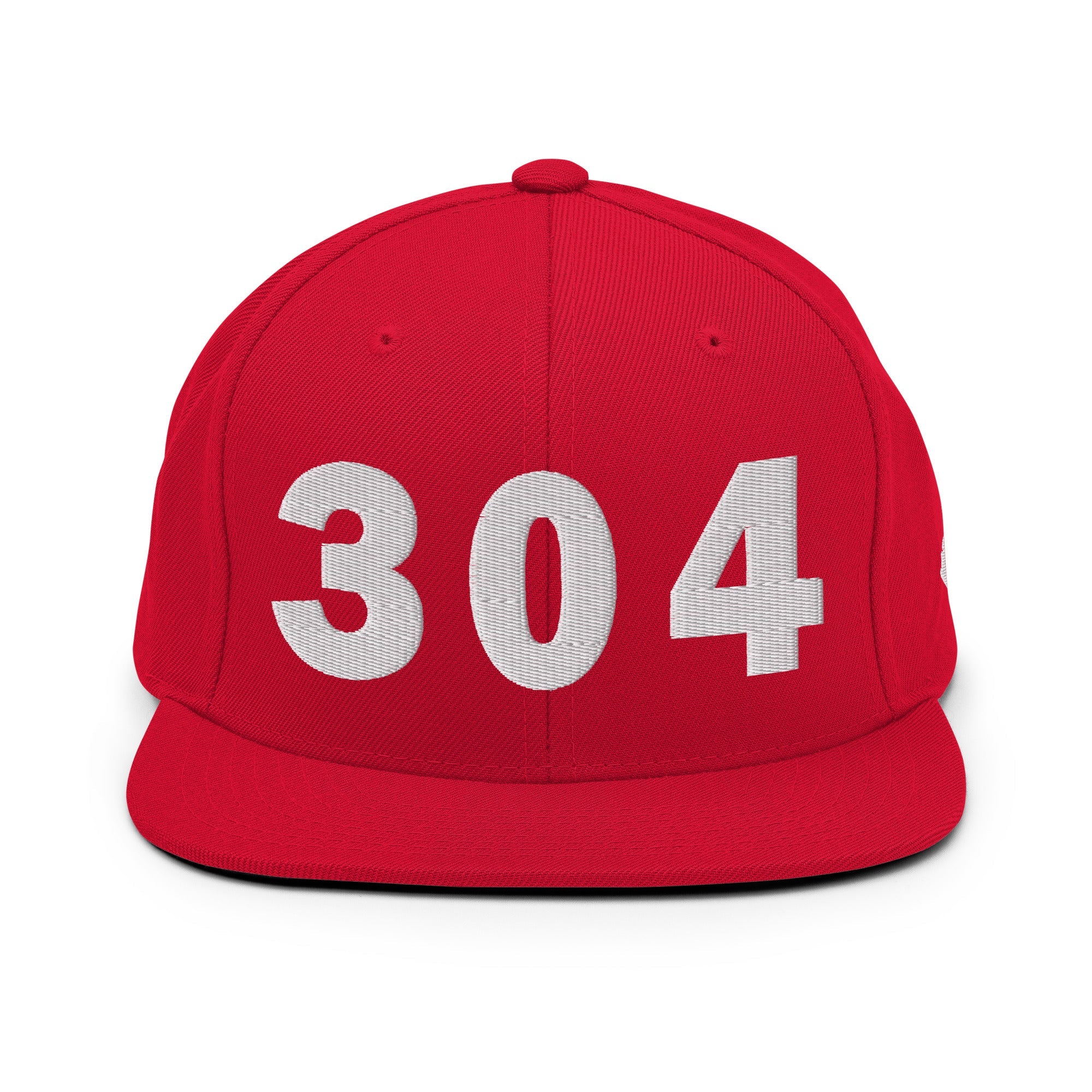 304 Area Code Snapback Hat