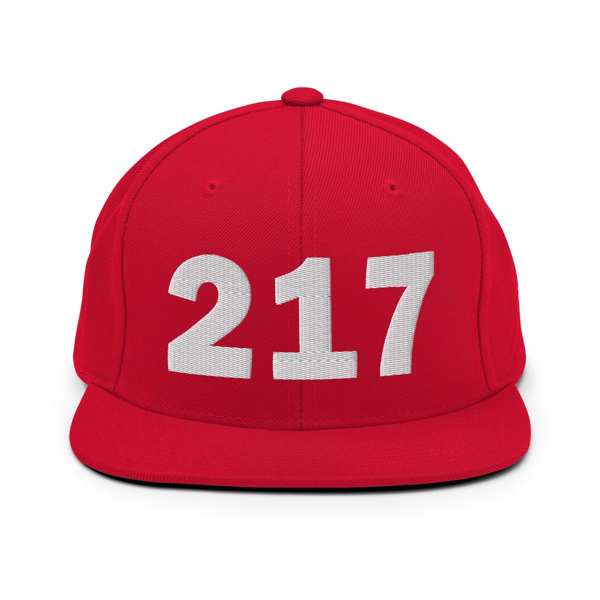 217 Area Code Snapback Hat