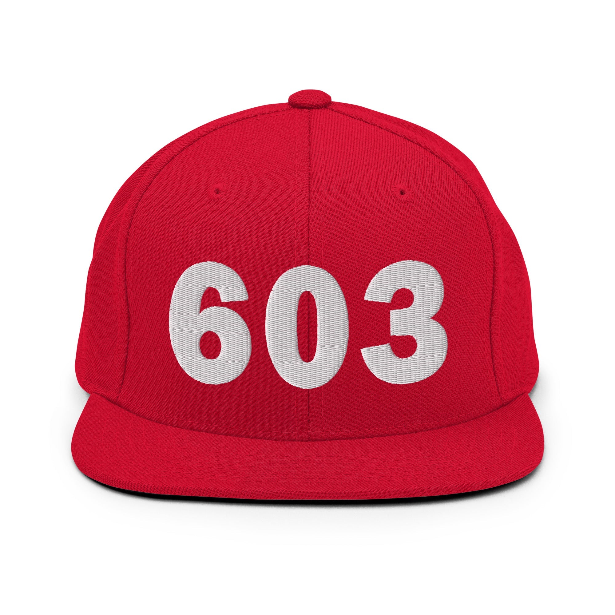 603 Area Code Snapback Hat