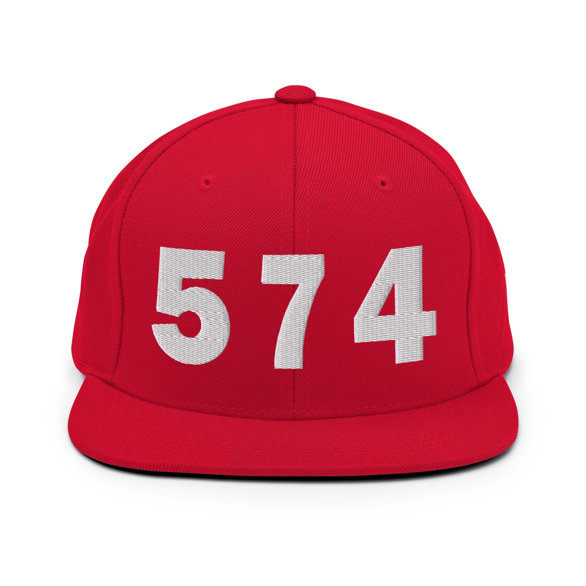 574 Area Code Snapback Hat