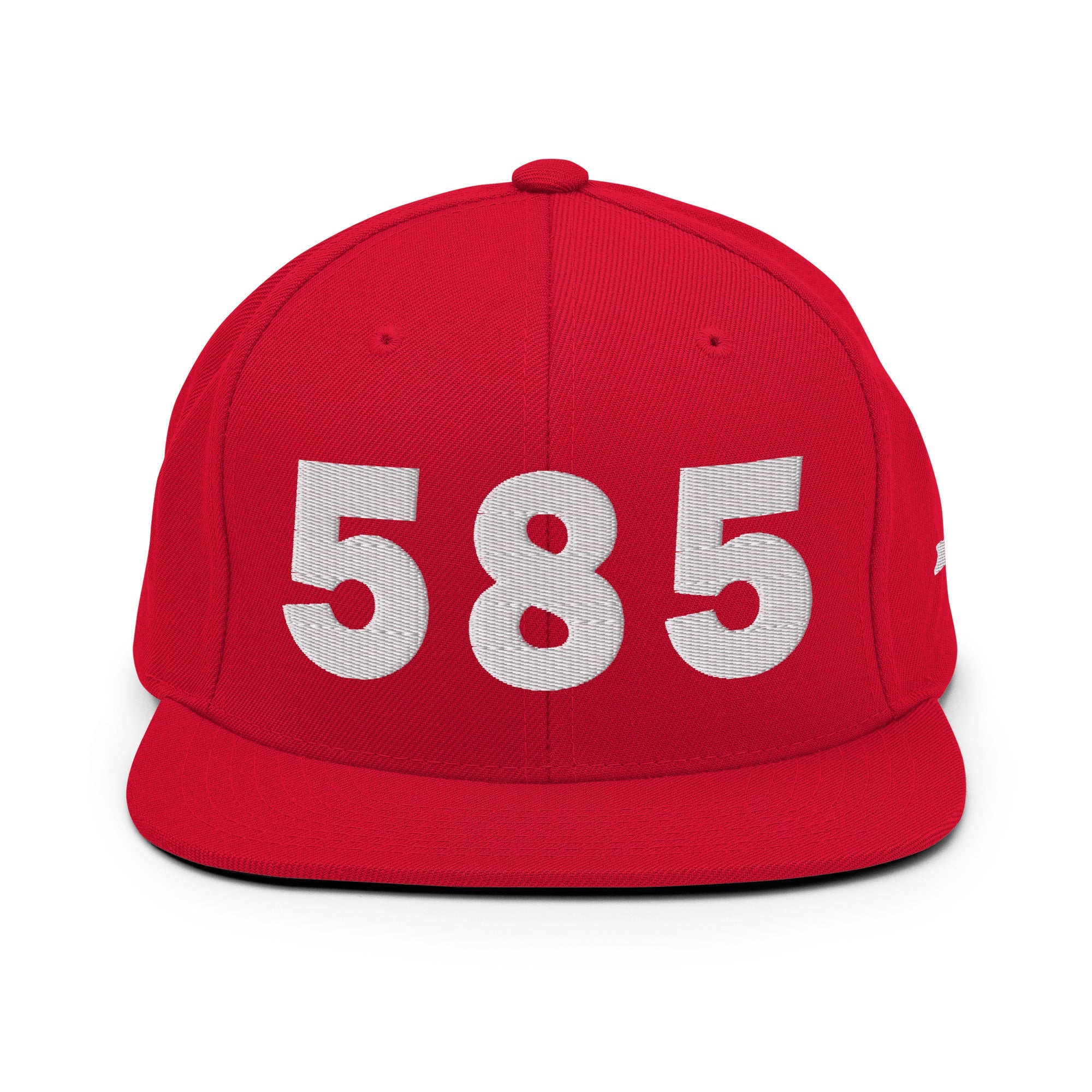 585 Area Code Snapback Hat
