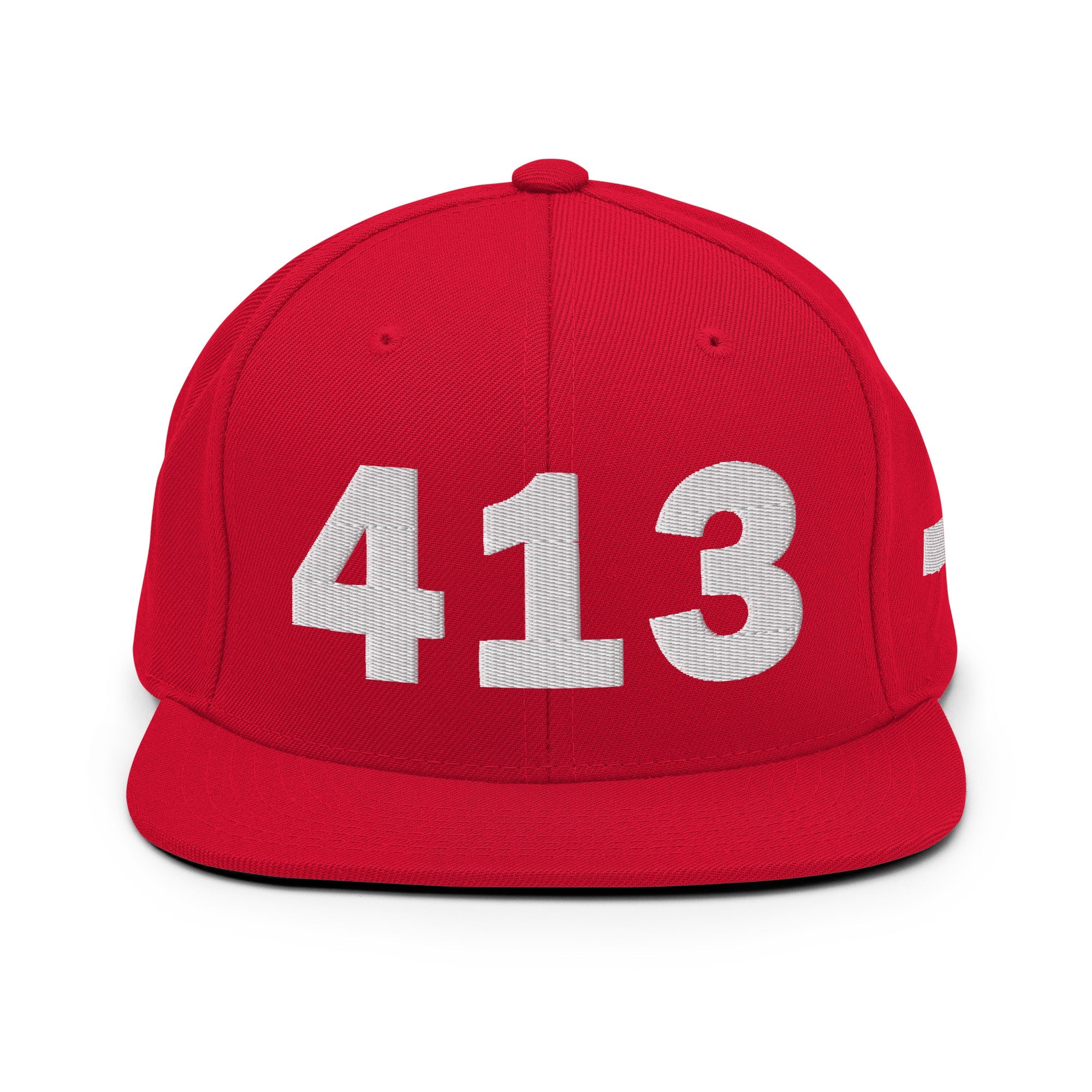 413 Area Code Snapback Hat