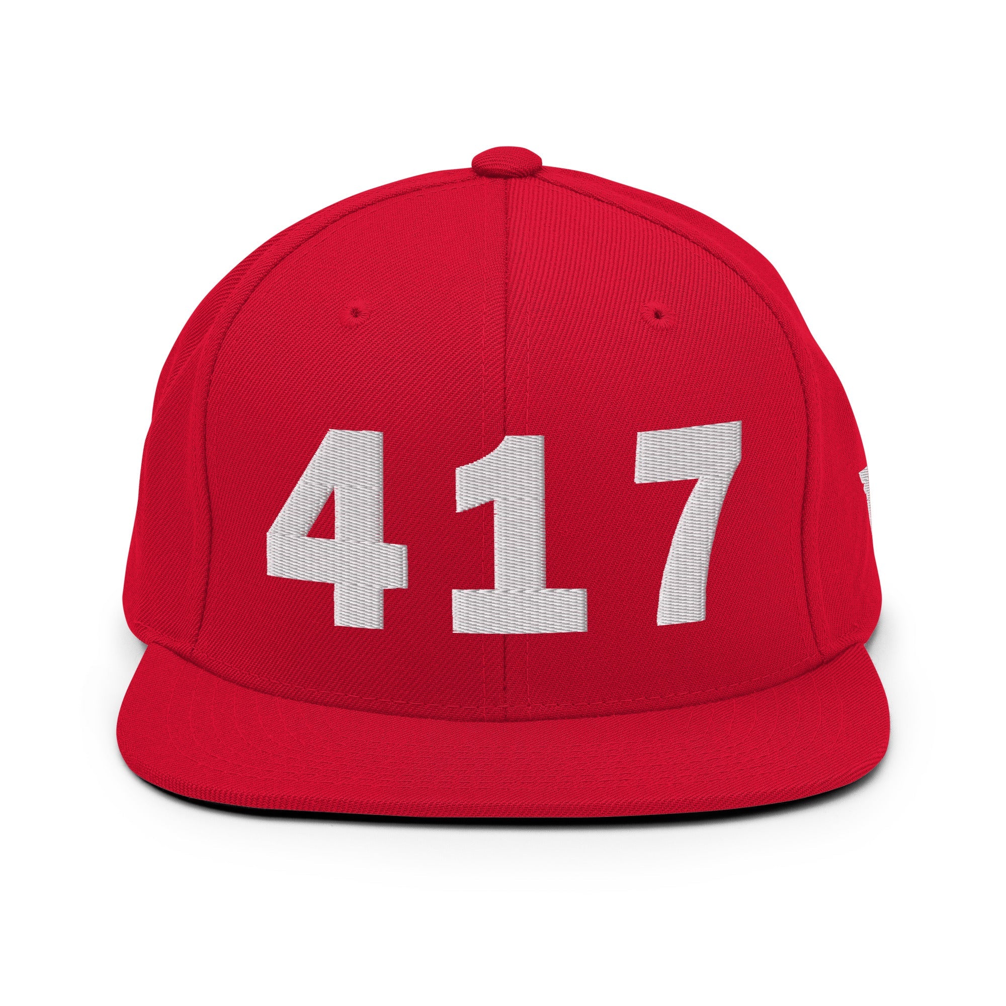 417 Area Code Snapback Hat