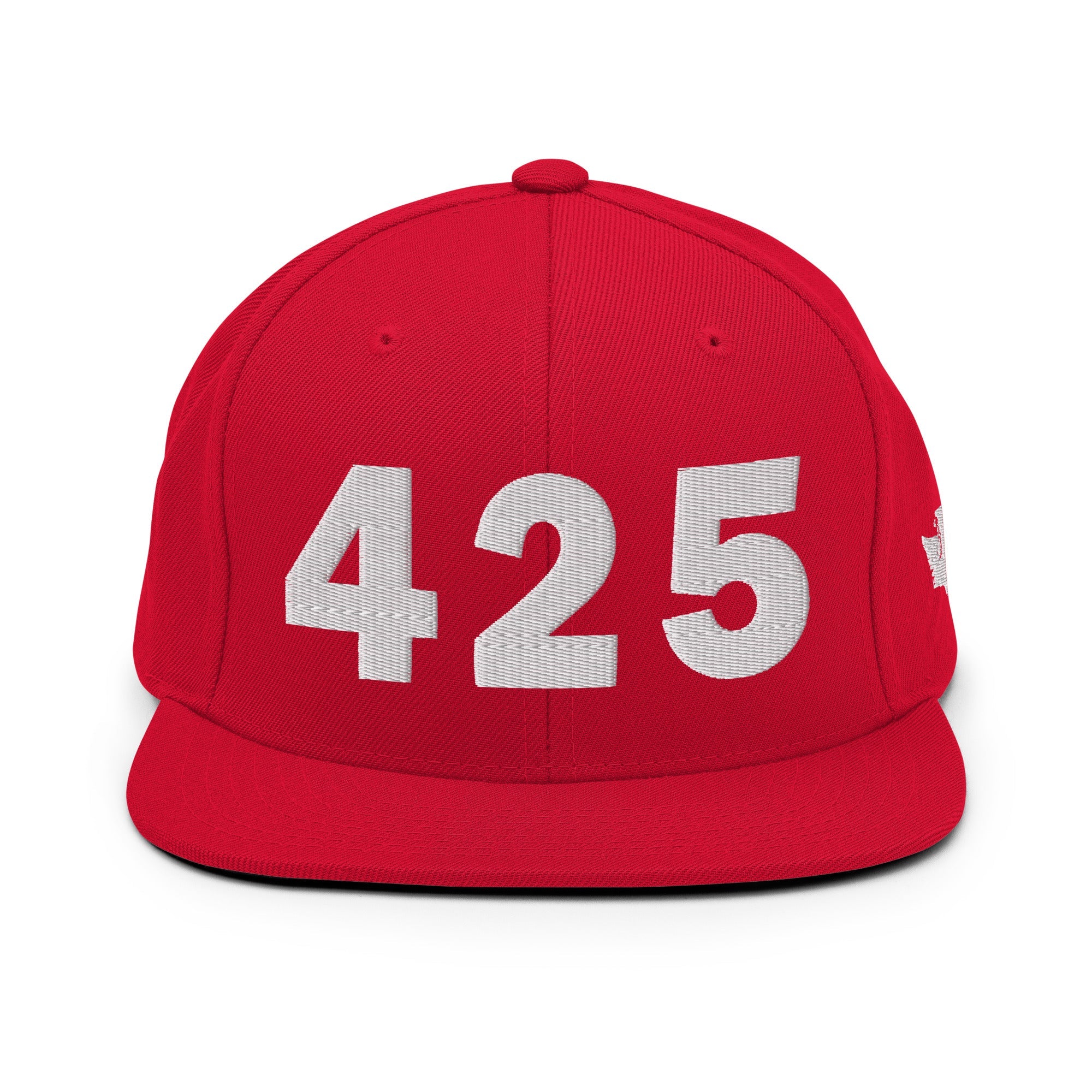 425 Area Code Snapback Hat