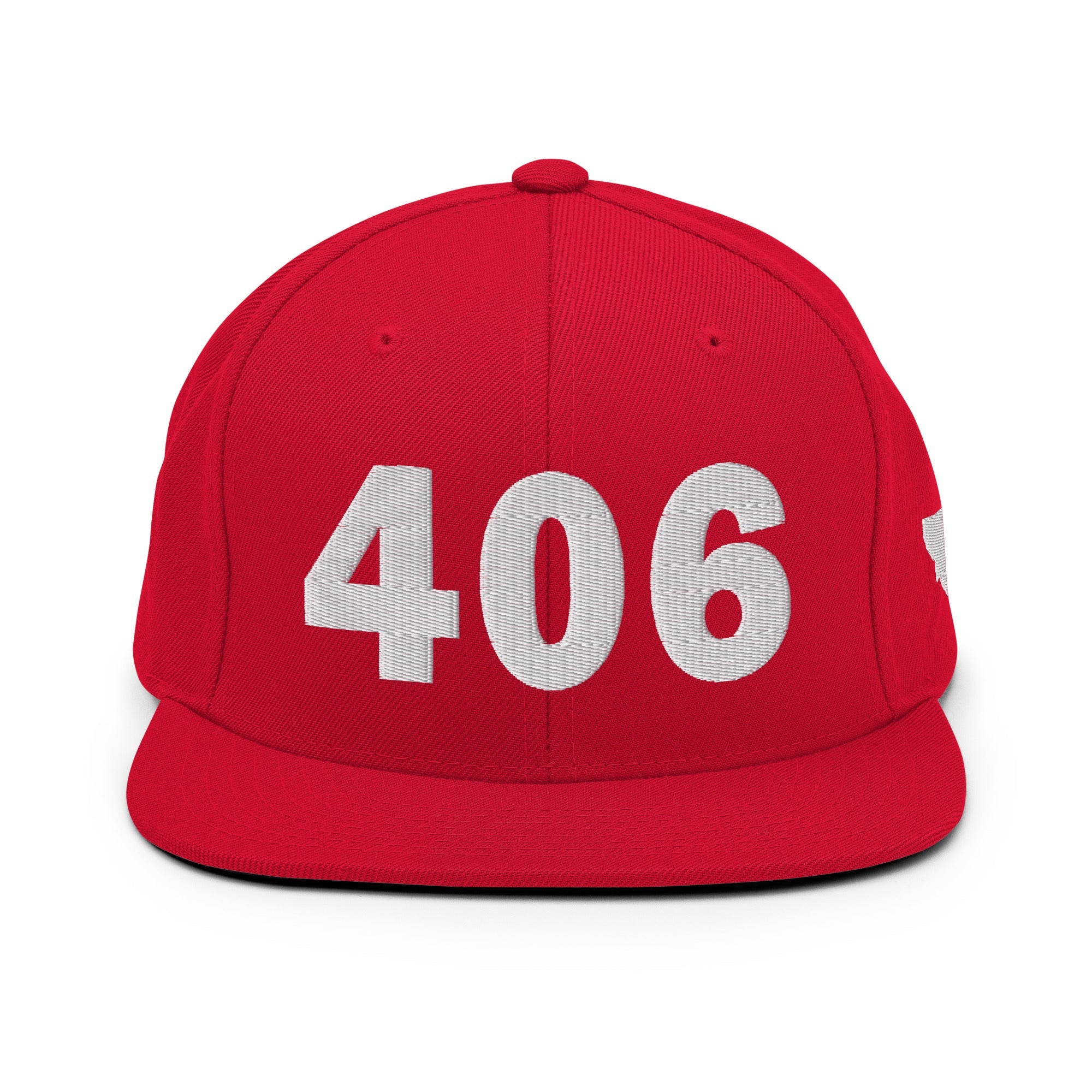 406 Area Code Snapback Hat