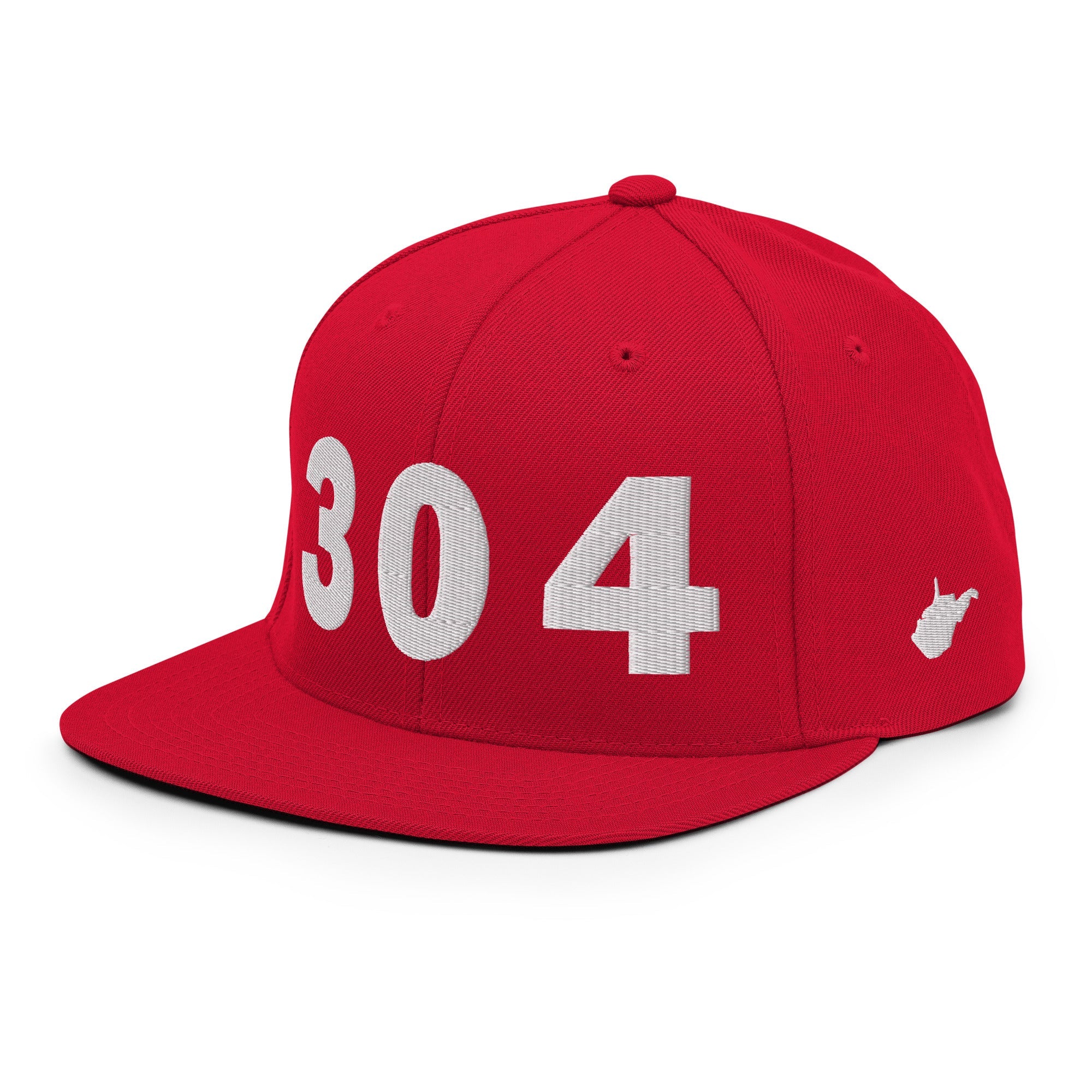304 Area Code Snapback Hat