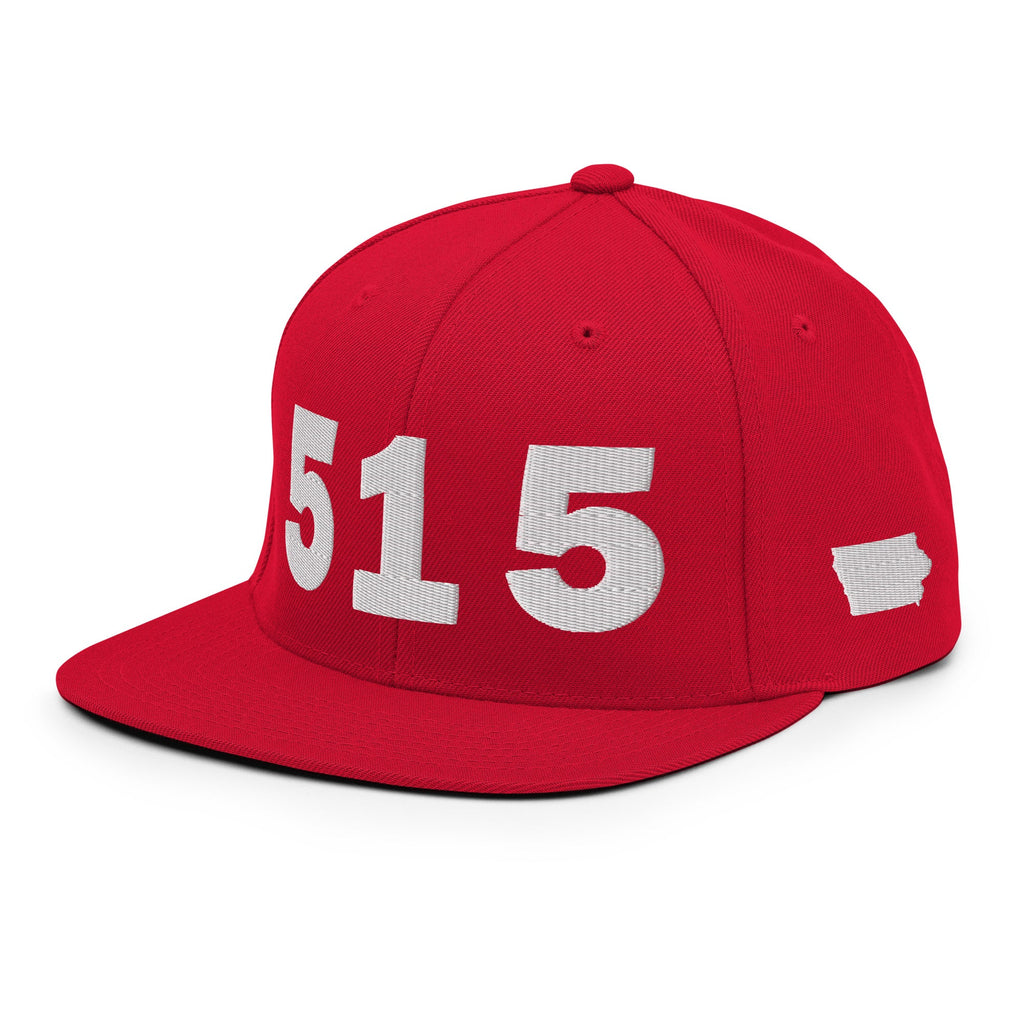 515 Area Code Snapback Hat