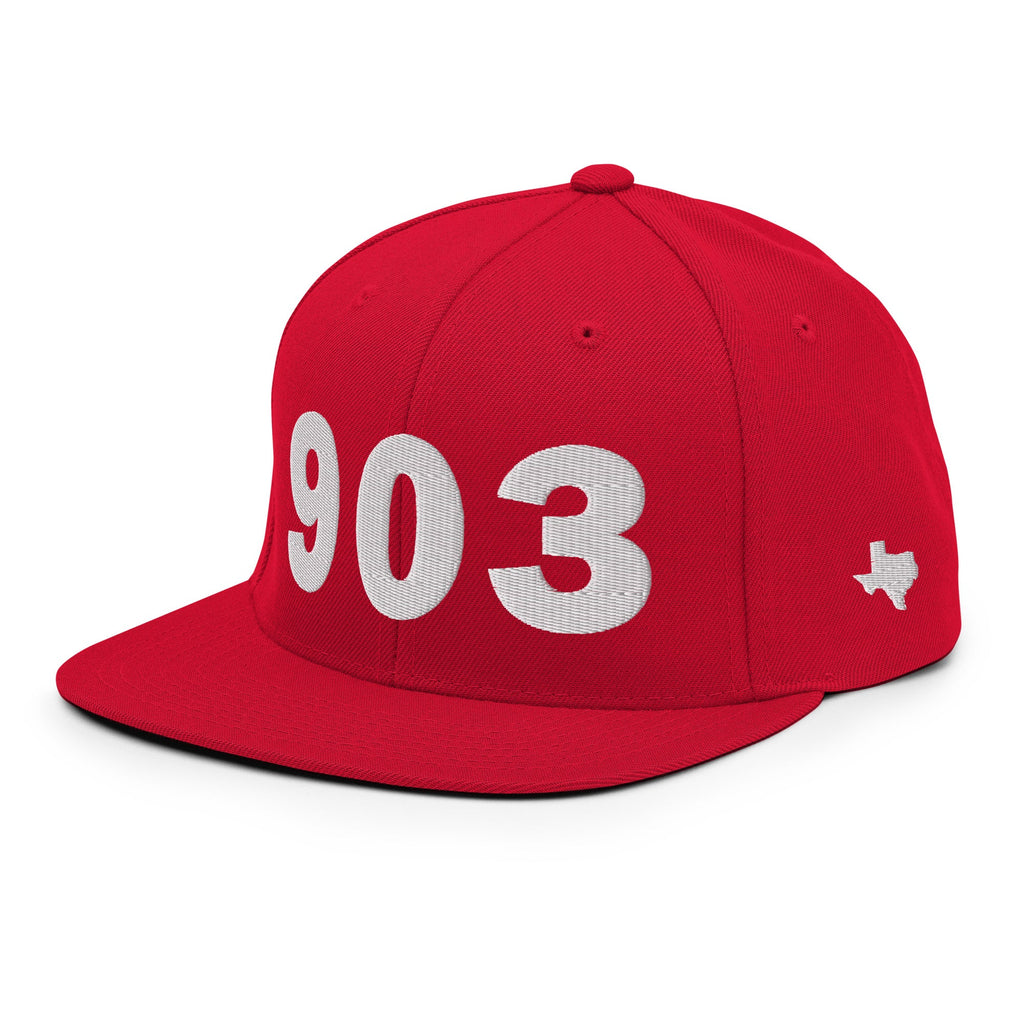 903 Area Code Snapback Hat
