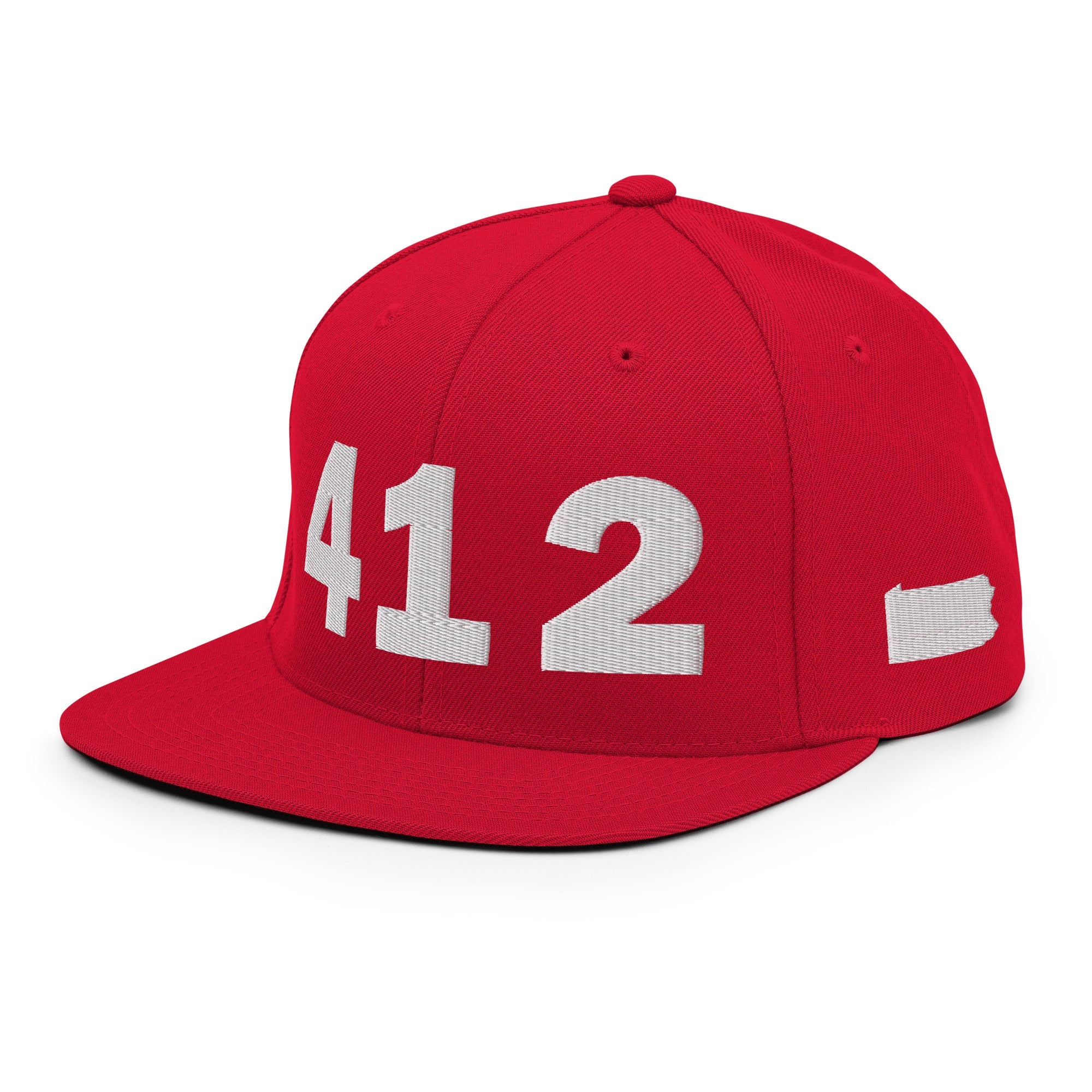 412 Area Code Snapback Hat