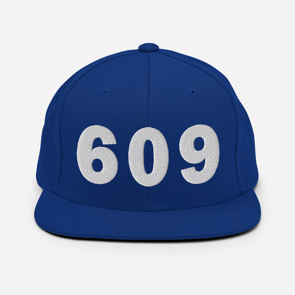 609 Area Code Snapback Hat