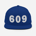 609 Area Code Snapback Hat