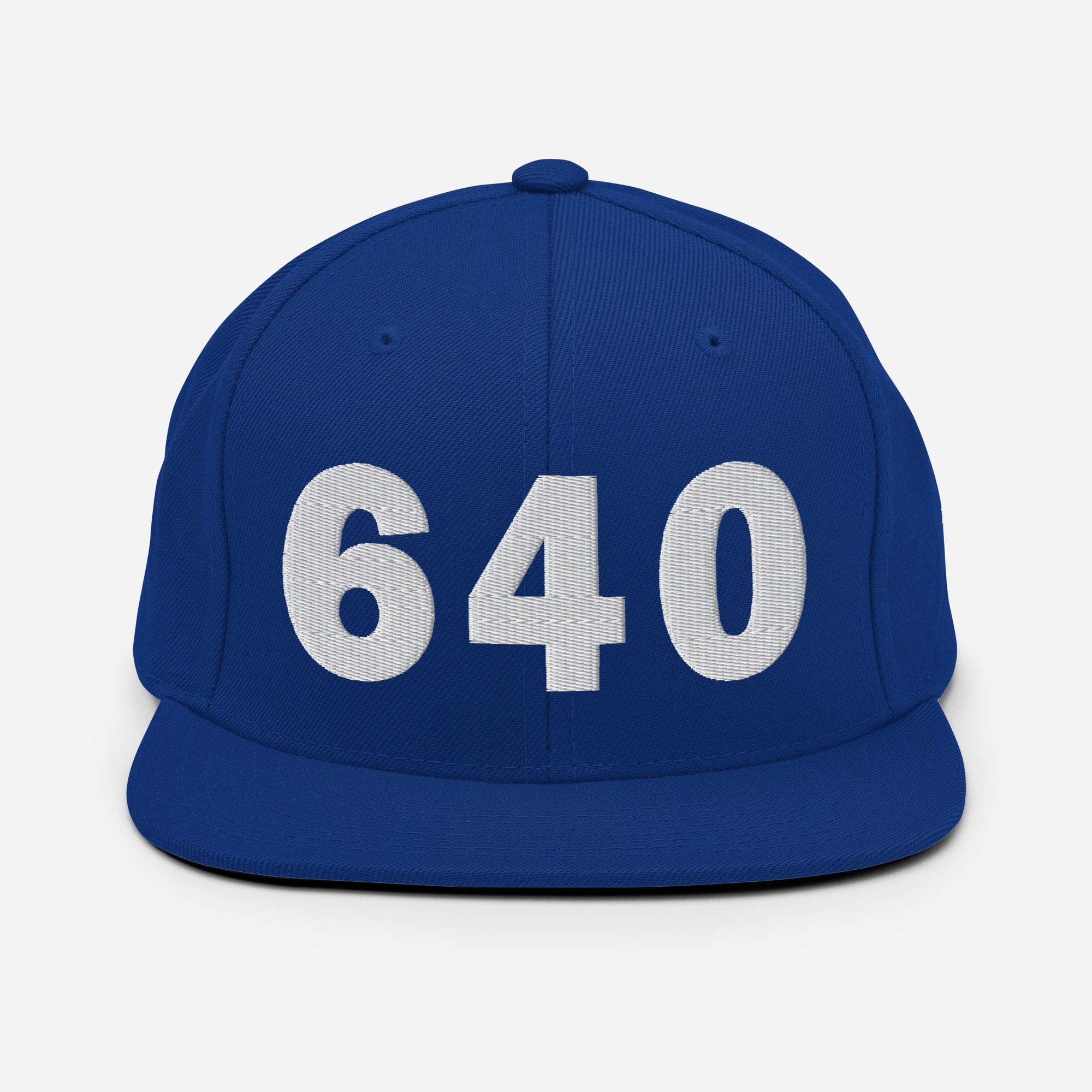 640 Area Code Snapback Hat