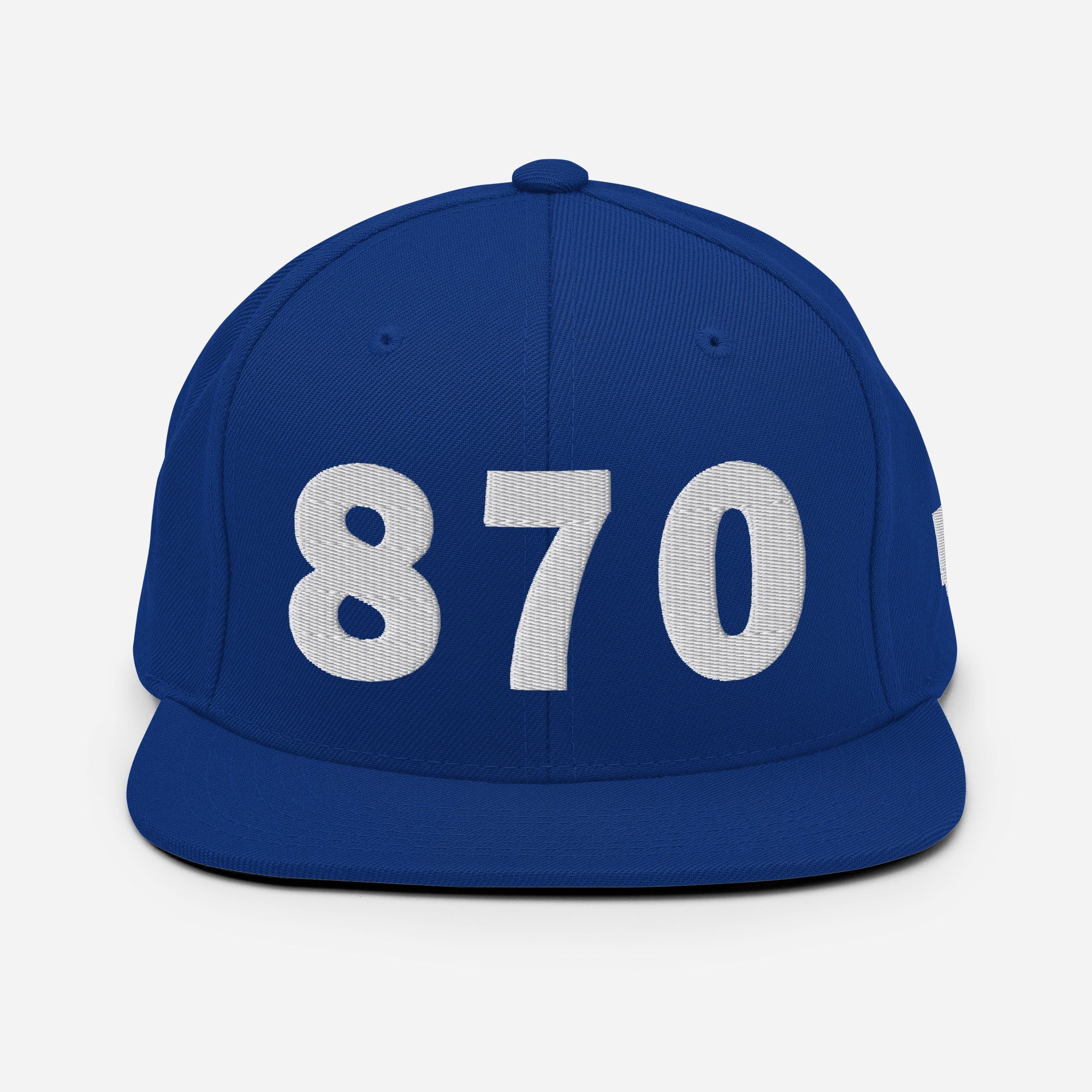 870 Area Code Snapback Hat