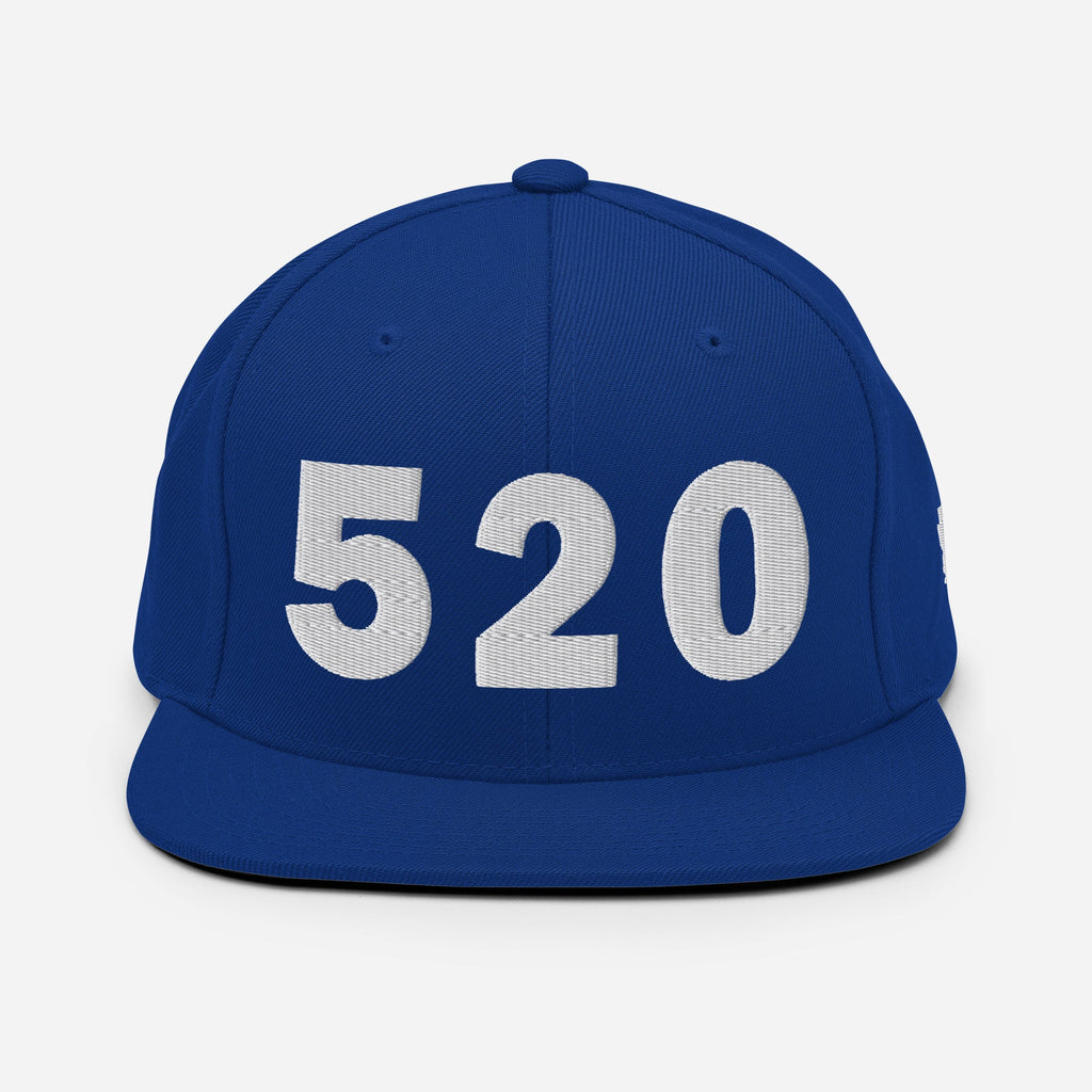 520 Area Code Snapback Hat