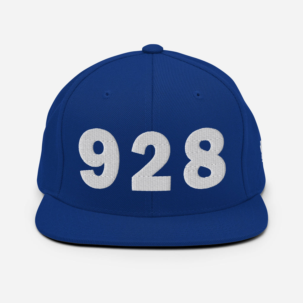 928 Area Code Snapback Hat