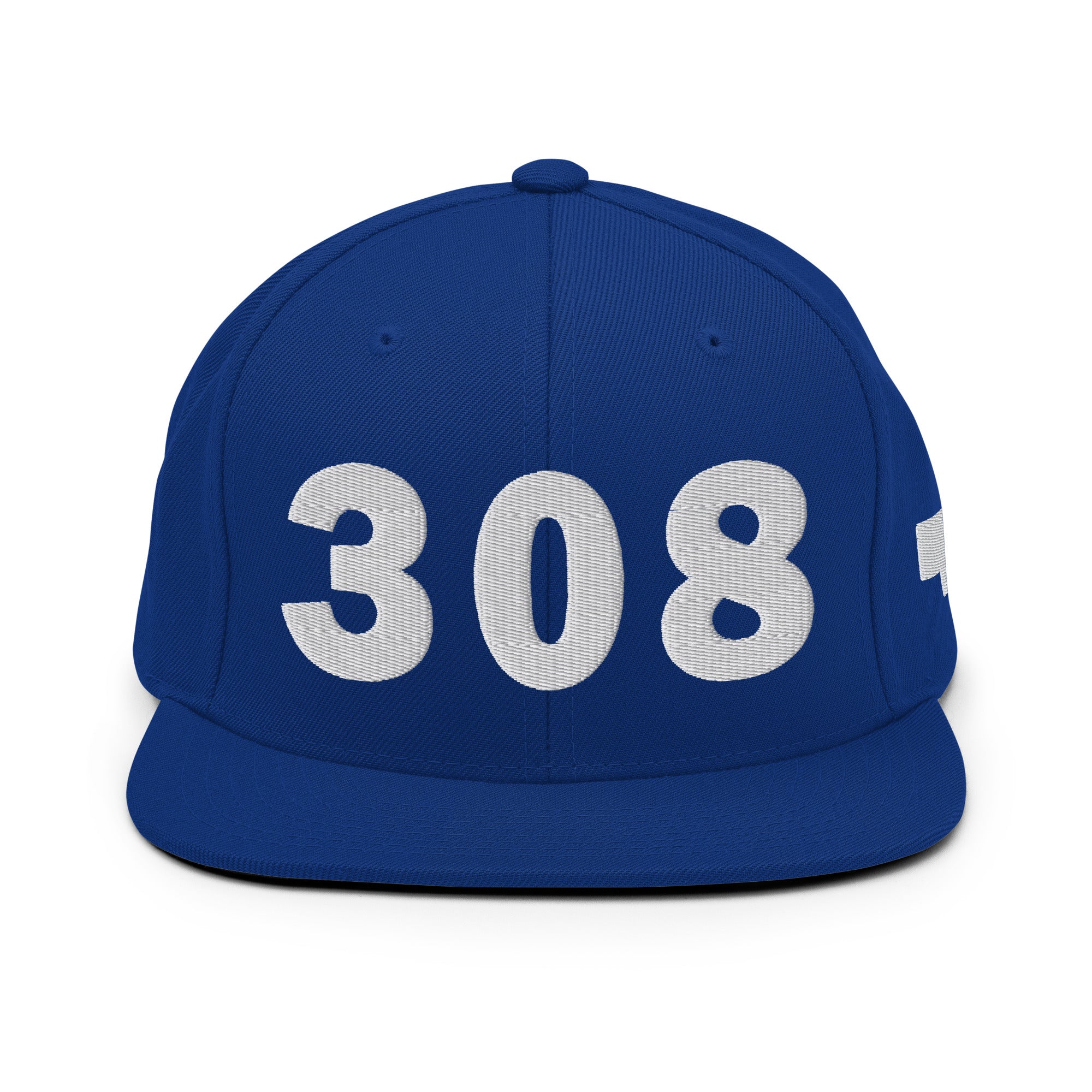308 Area Code Snapback Hat