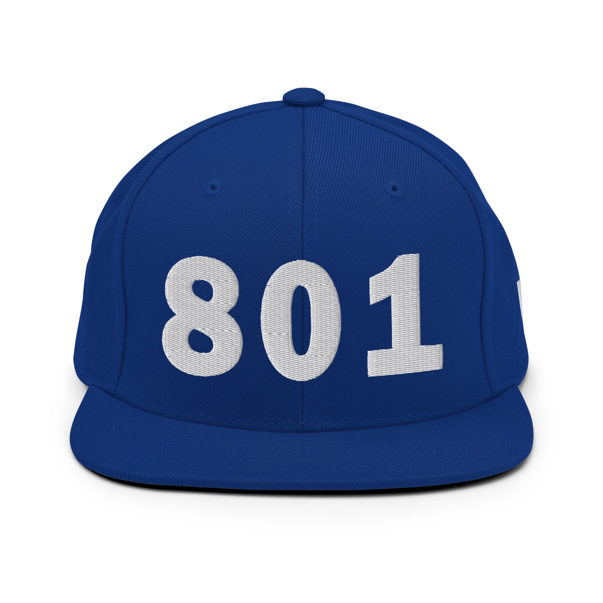 801 Area Code Snapback Hat