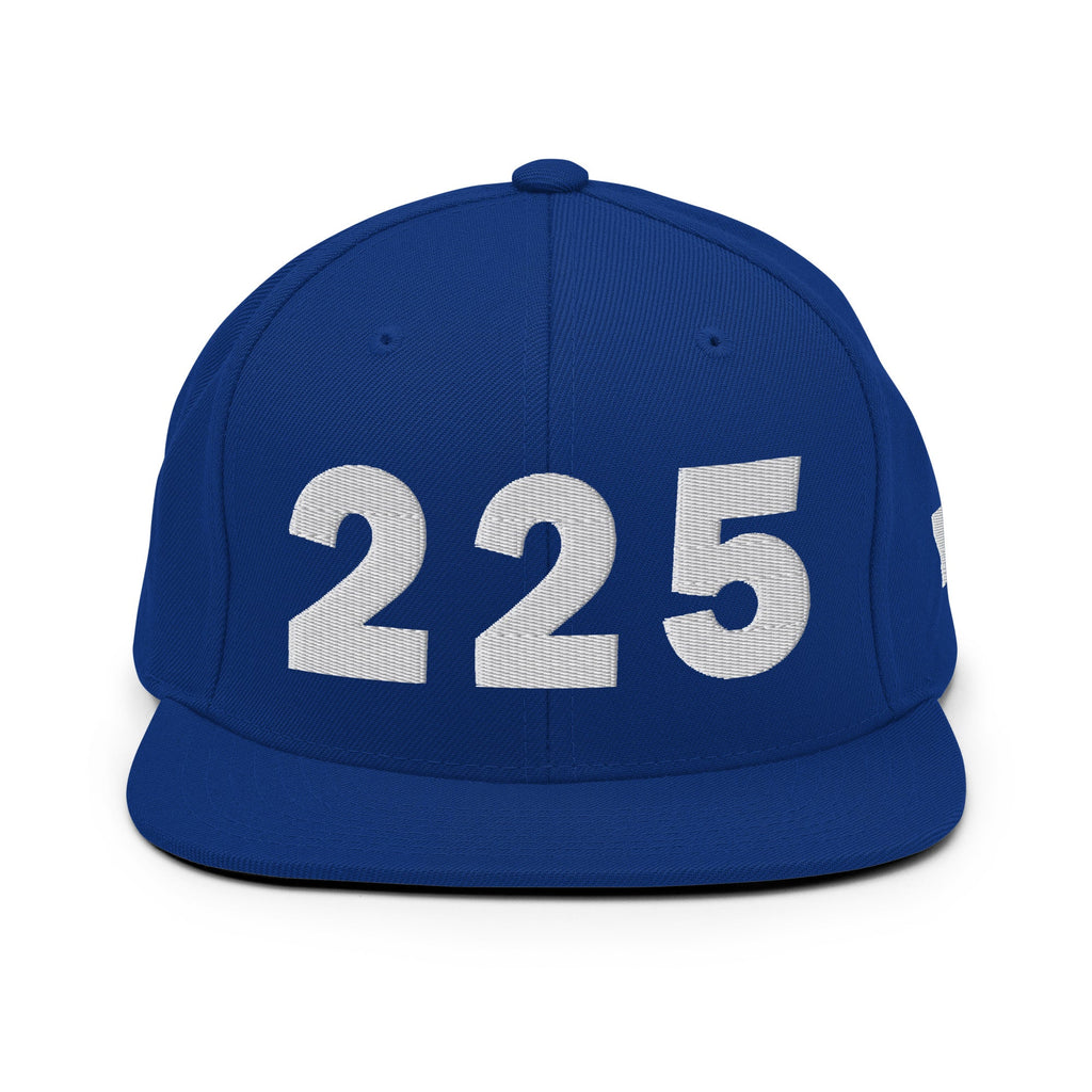 225 Area Code Snapback Hat