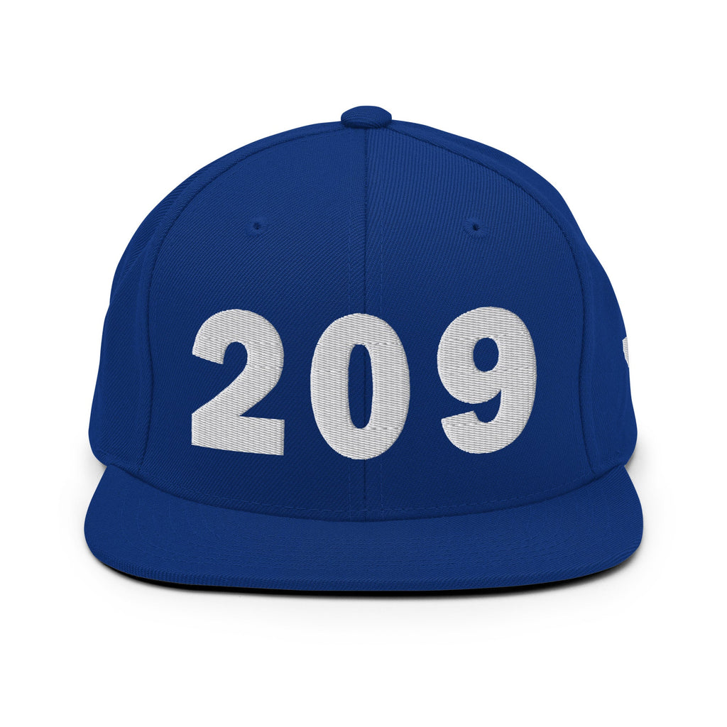209 Area Code Snapback Hat